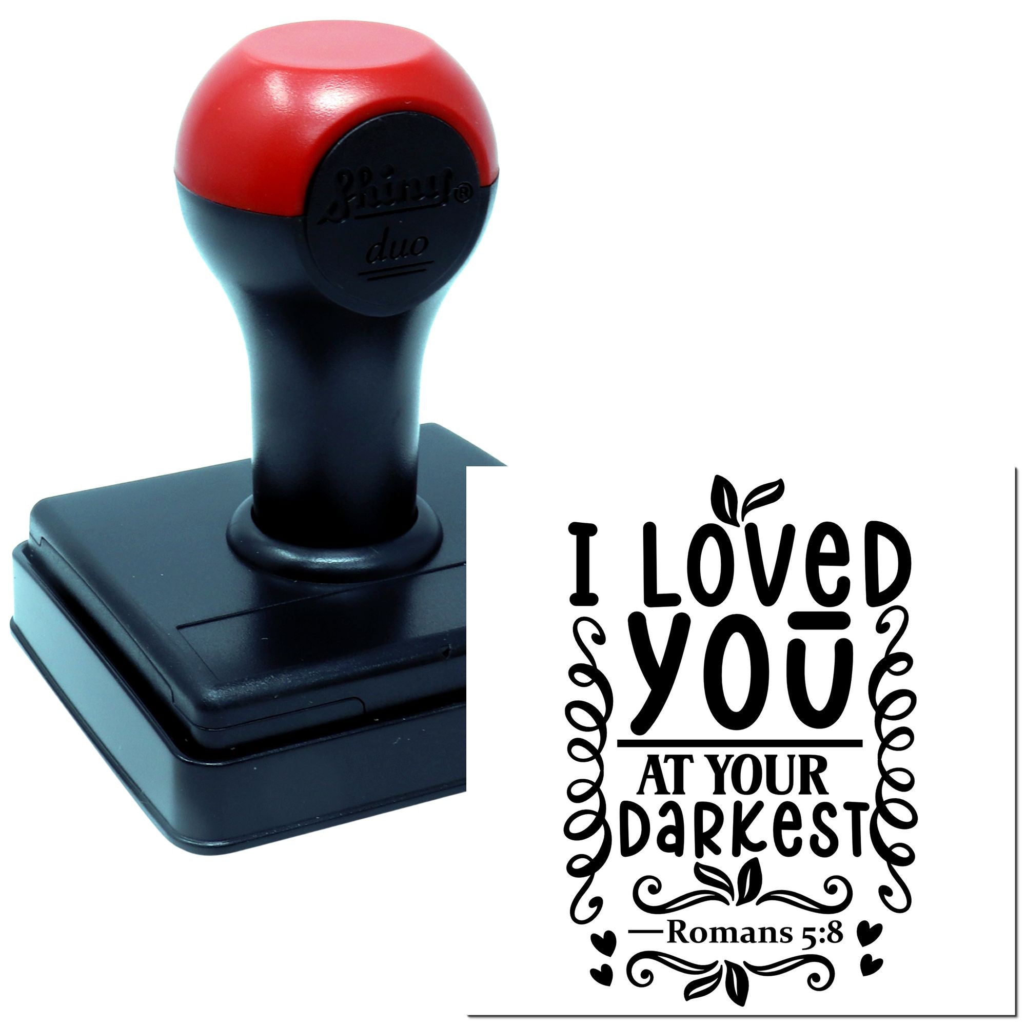 Duo I Loved You At Darkest Hand Stamp