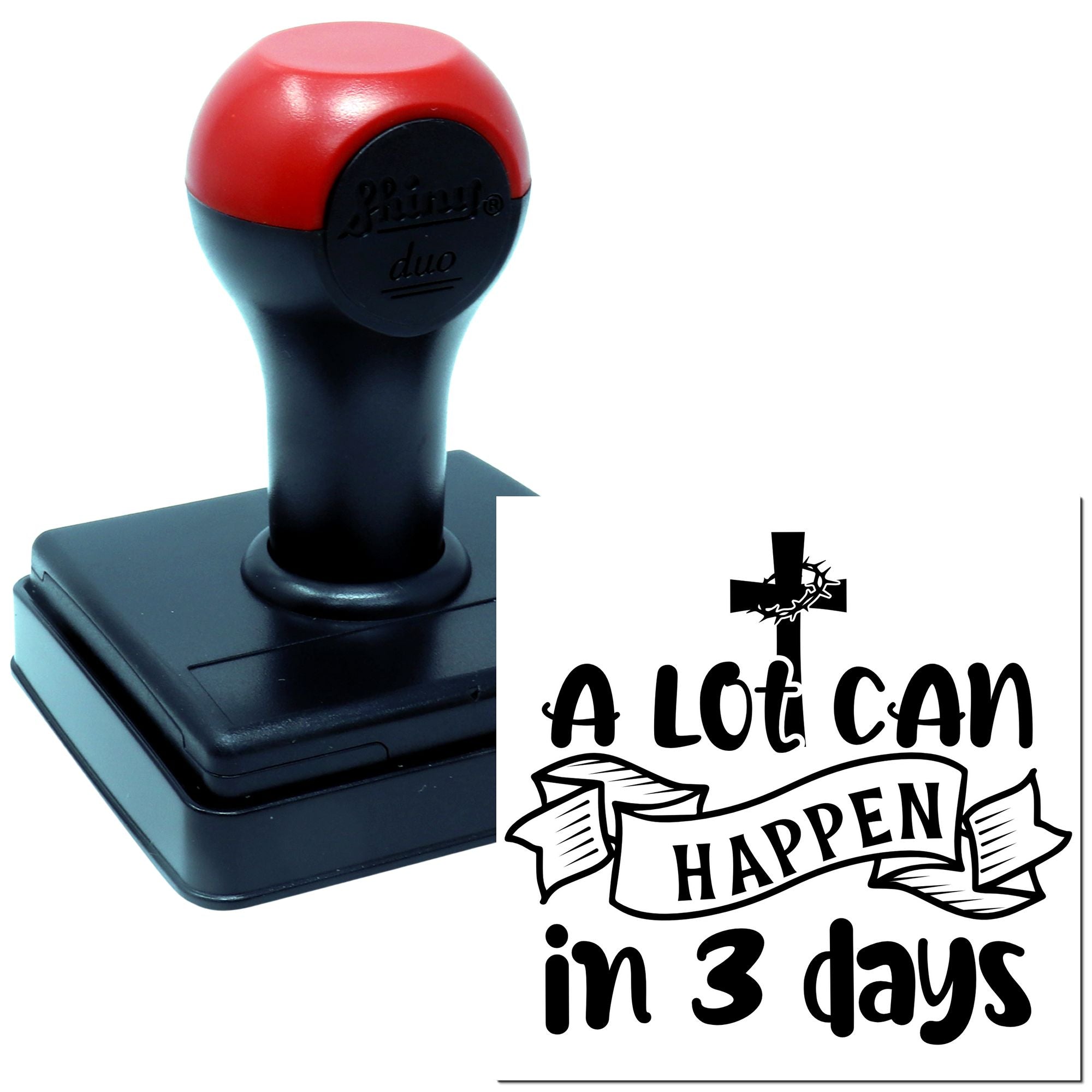 Duo A Lot Can Happen Resurrection Hand Stamp