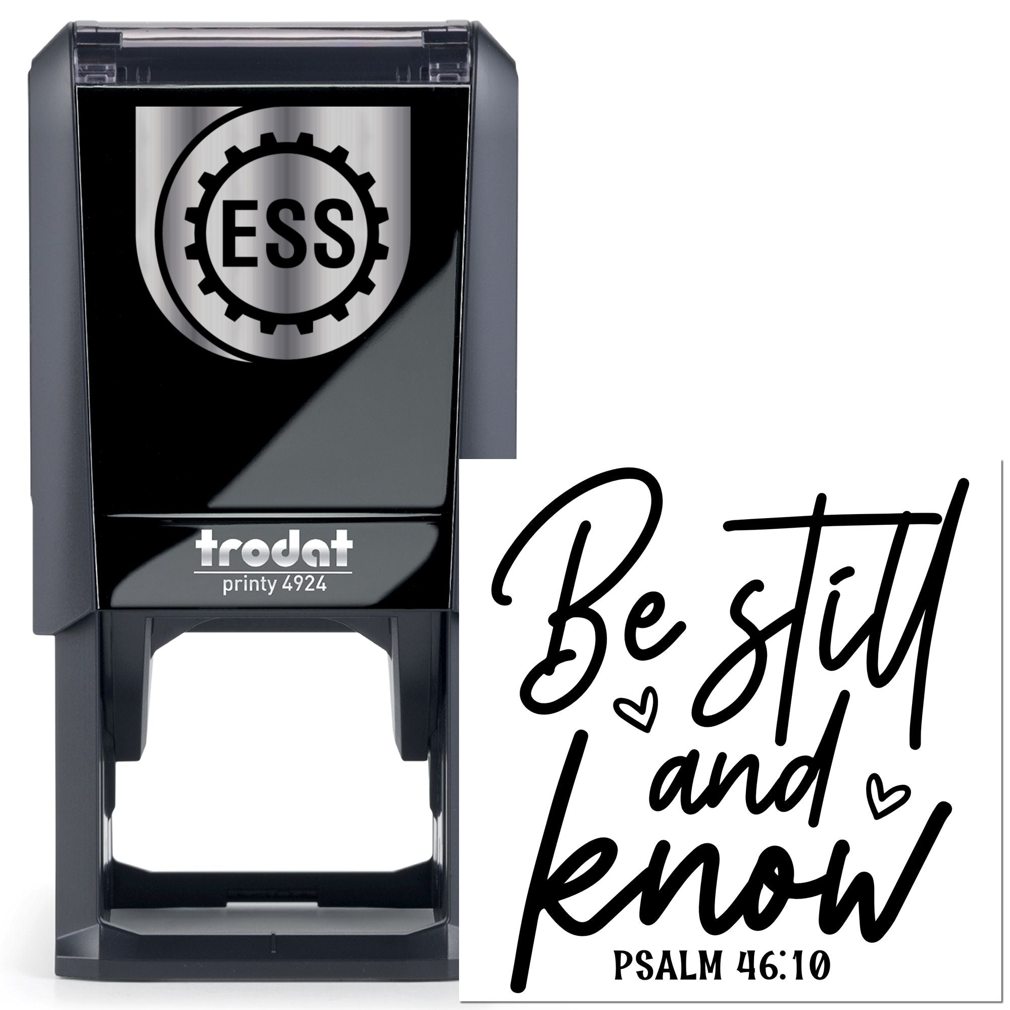 Self-Inking Be Still Scrapbooking Stamp