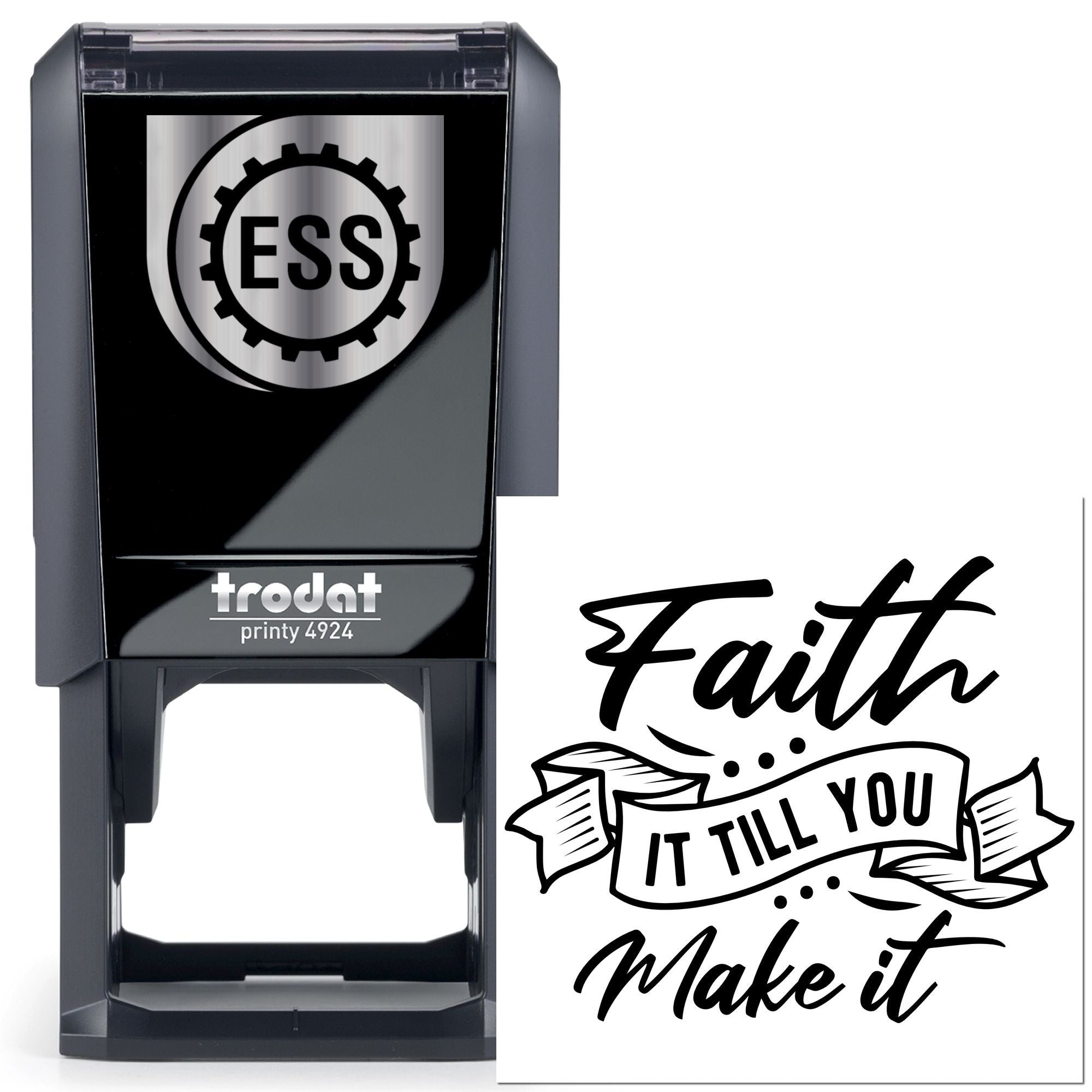 Self-Inking Motivational Quote Handcraft Stamp