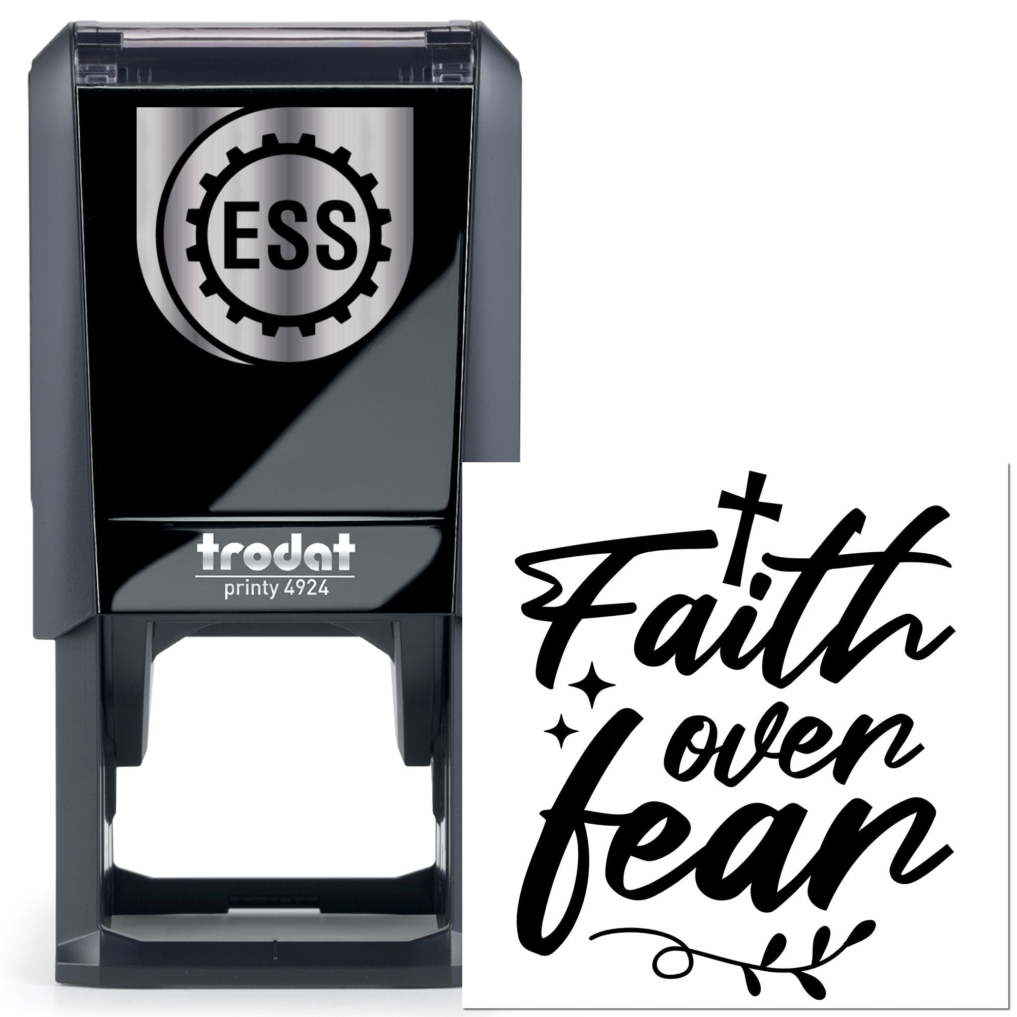 Self-Inking Fearless Faith Papercraft Stamp