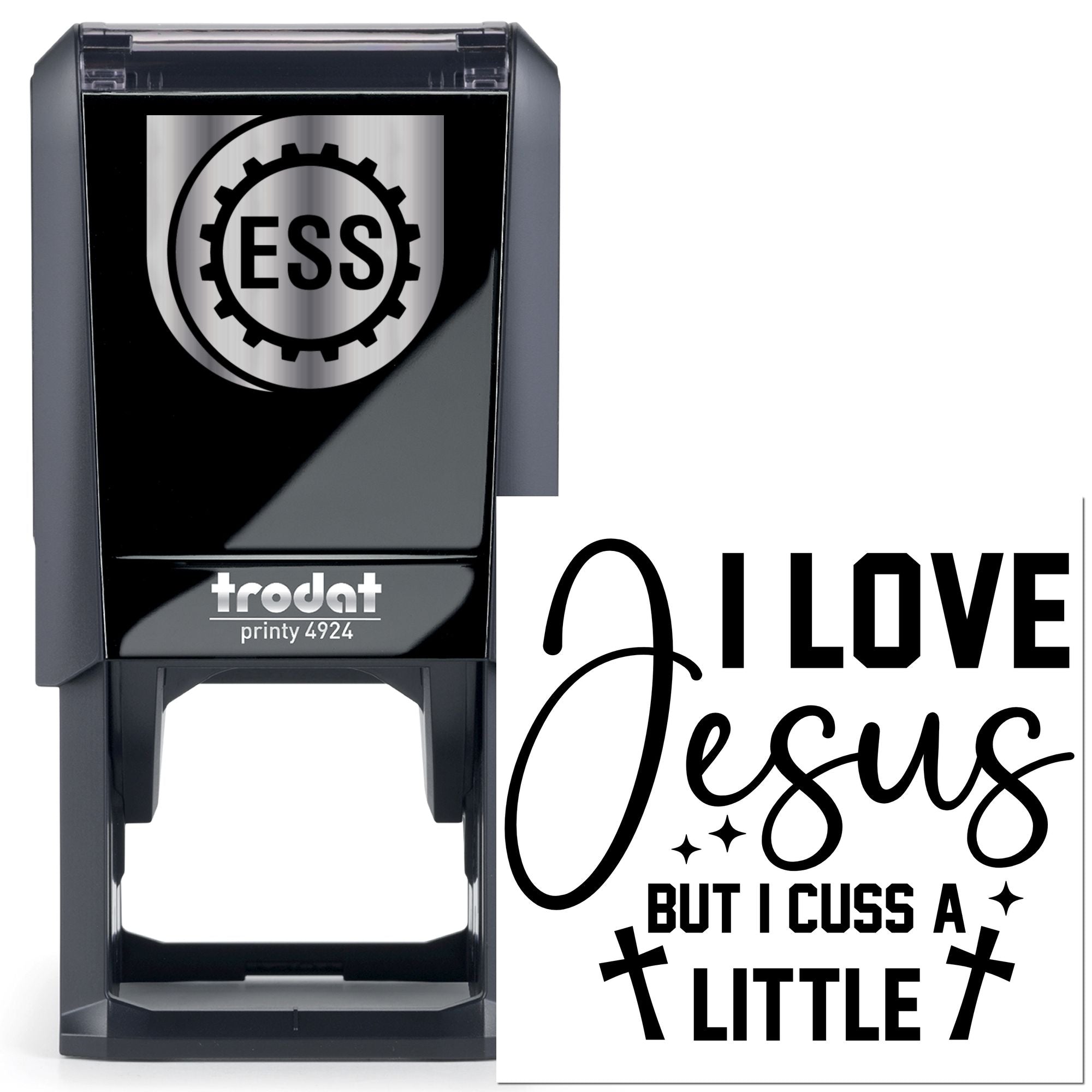 Self-Inking Religious Humor Journaling Stamp