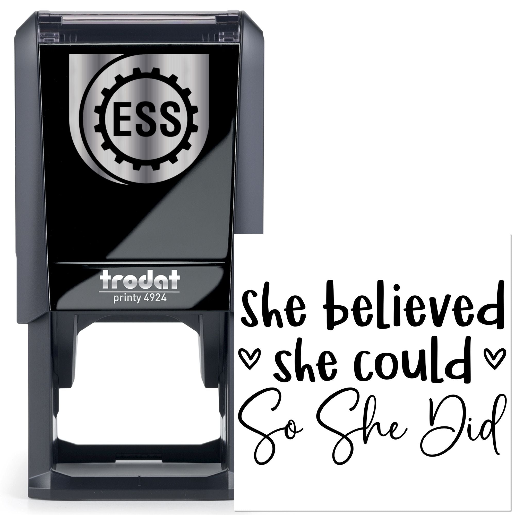 Self-Inking Girl Power Party Favor Stamp