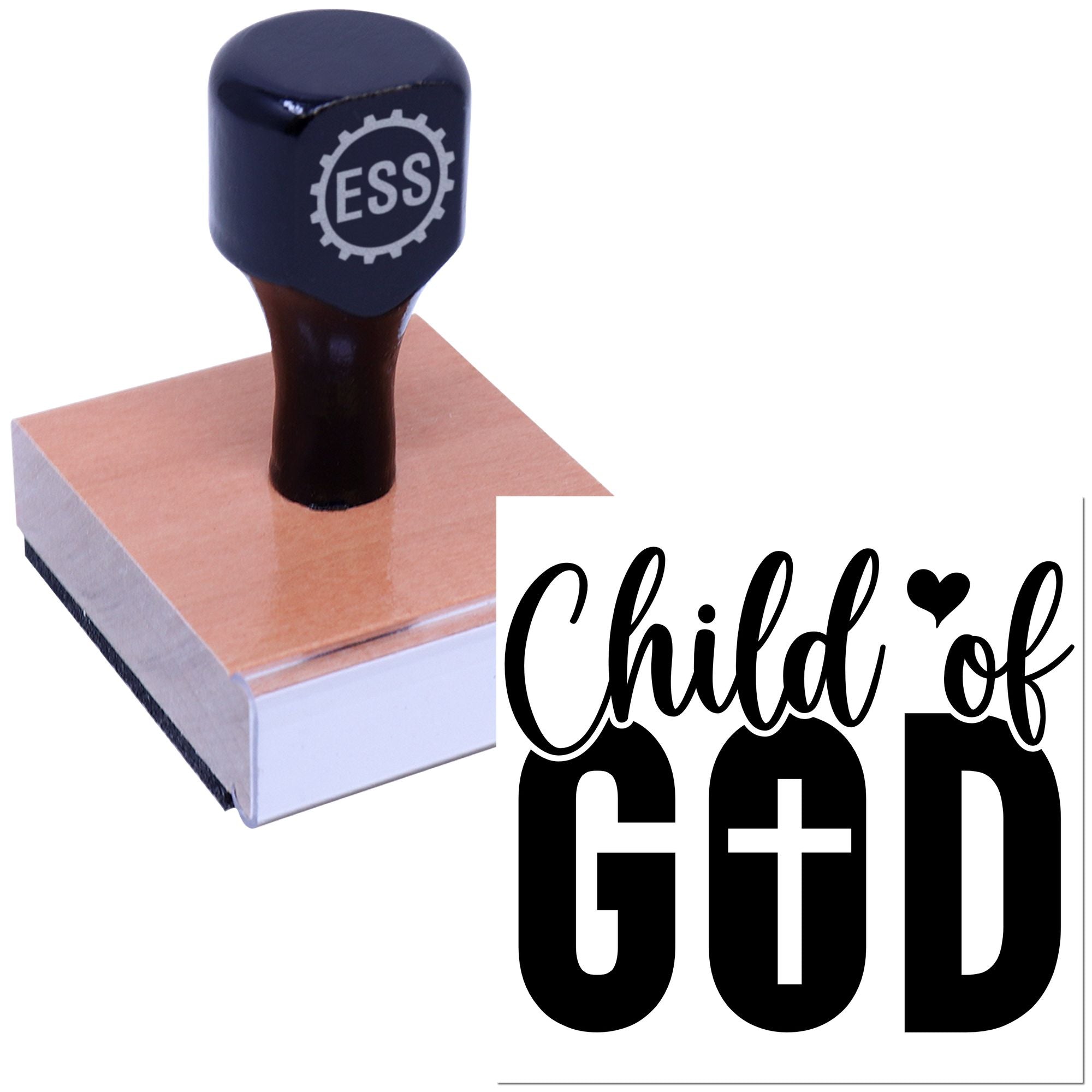Child Of God Paper Goods Rubber Stamp