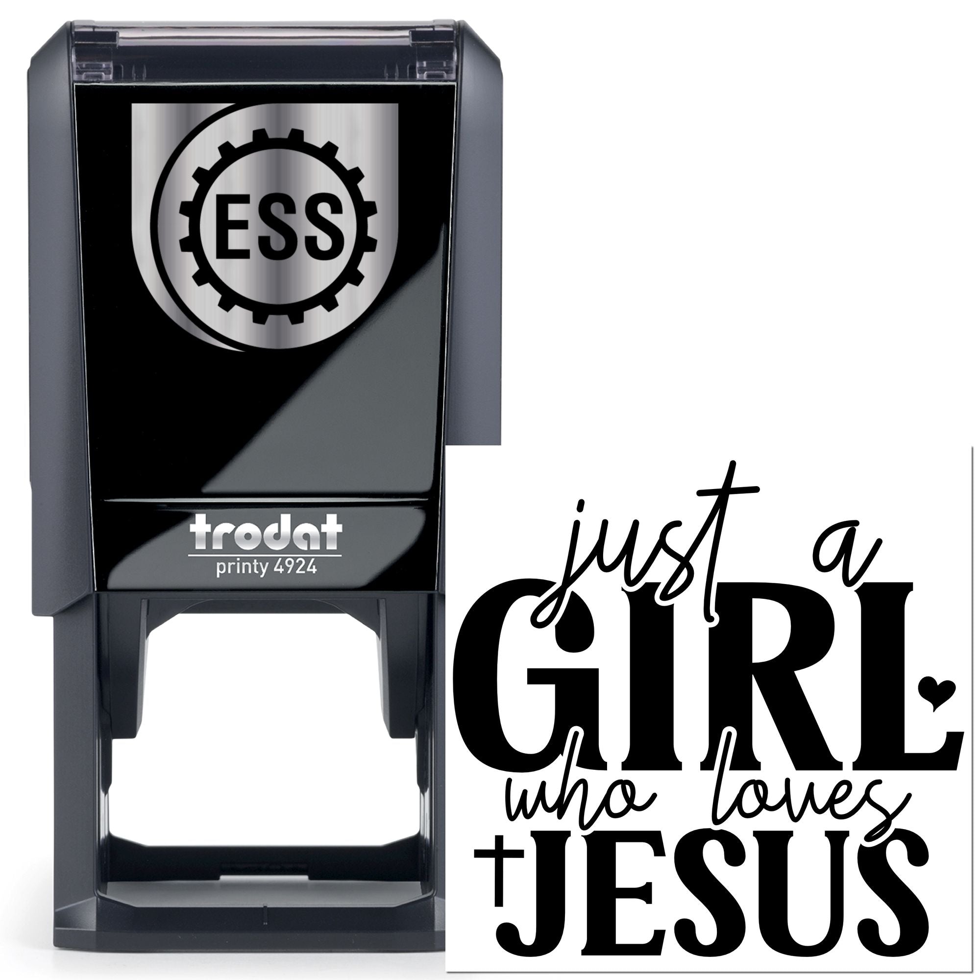 Self-Inking Faithful Girl Journaling Stamp