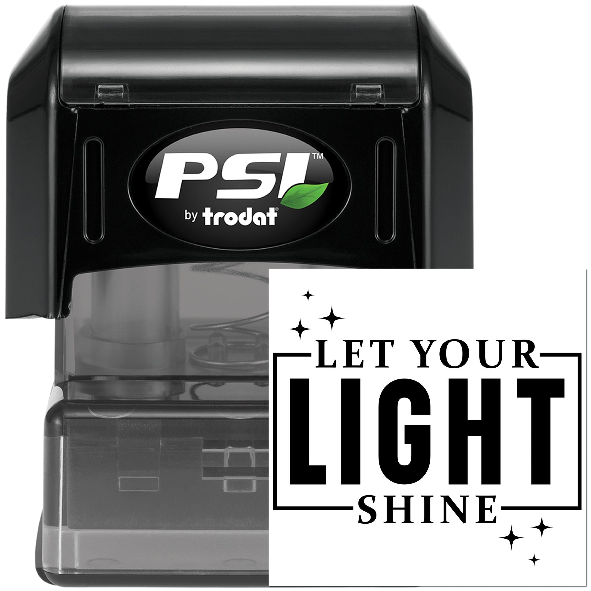 Pre-Inked Shine Your Light Journaling Stamp