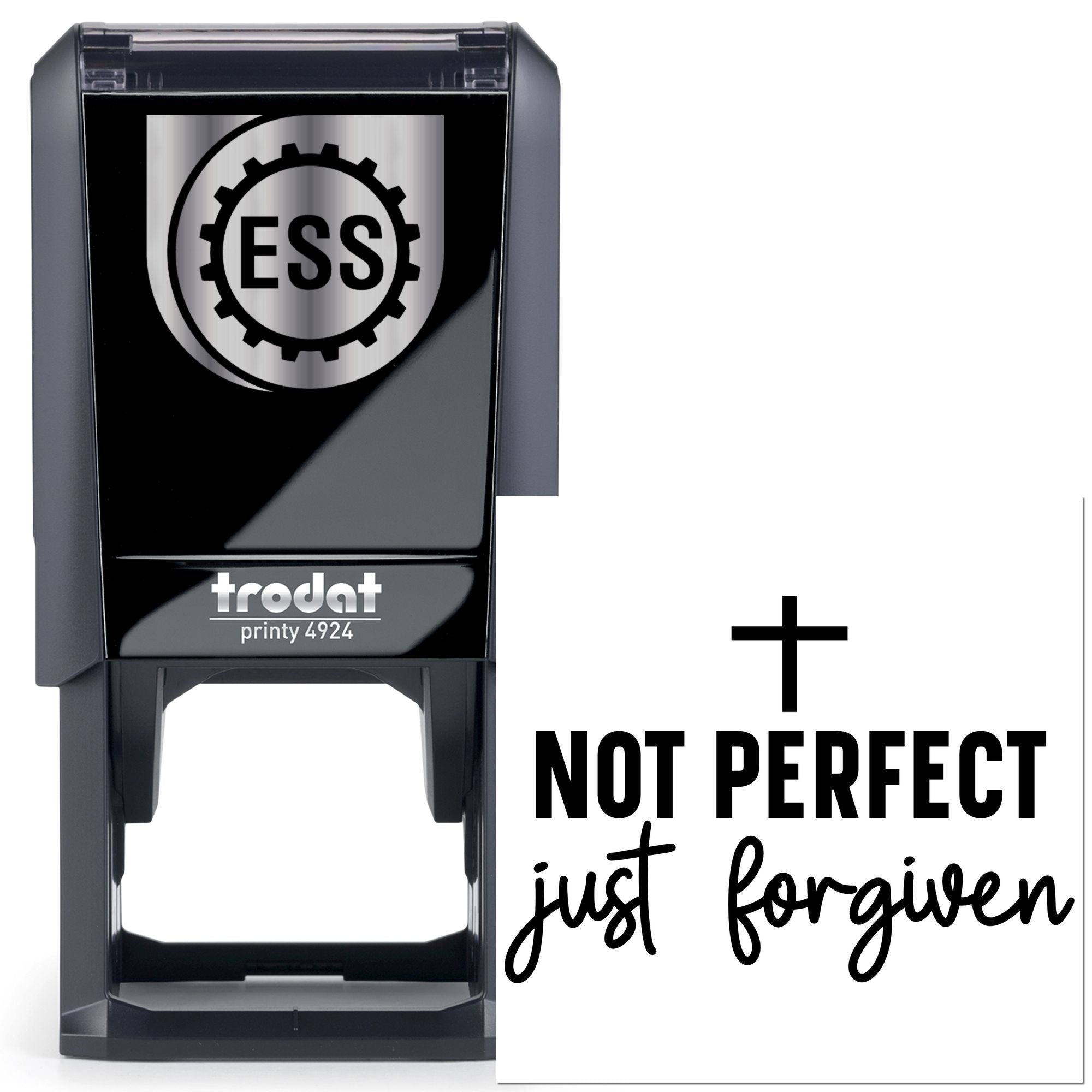 Self-Inking Not Perfect Scrapbook Stamp