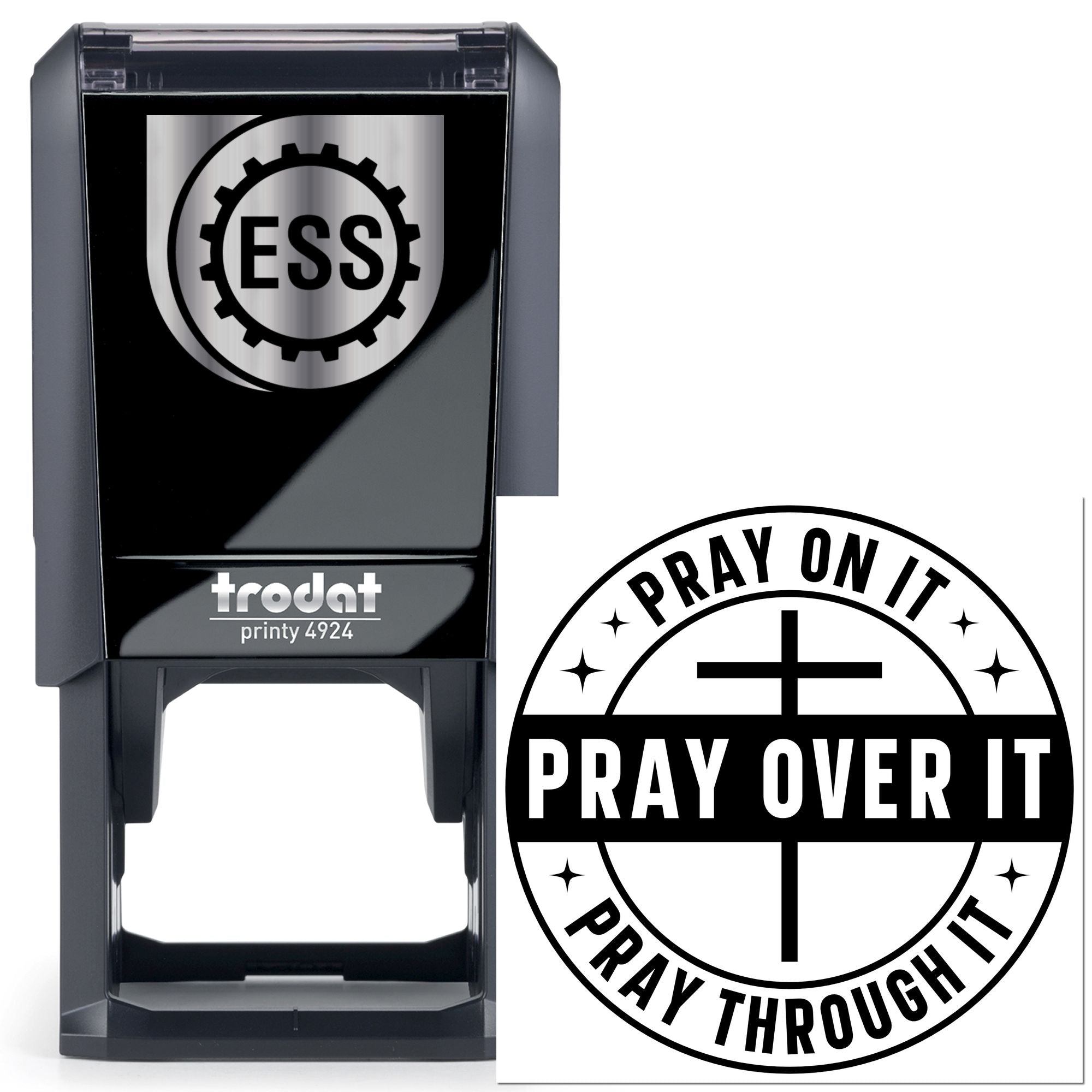 Self-Inking Prayer Circle Handcraft Stamp