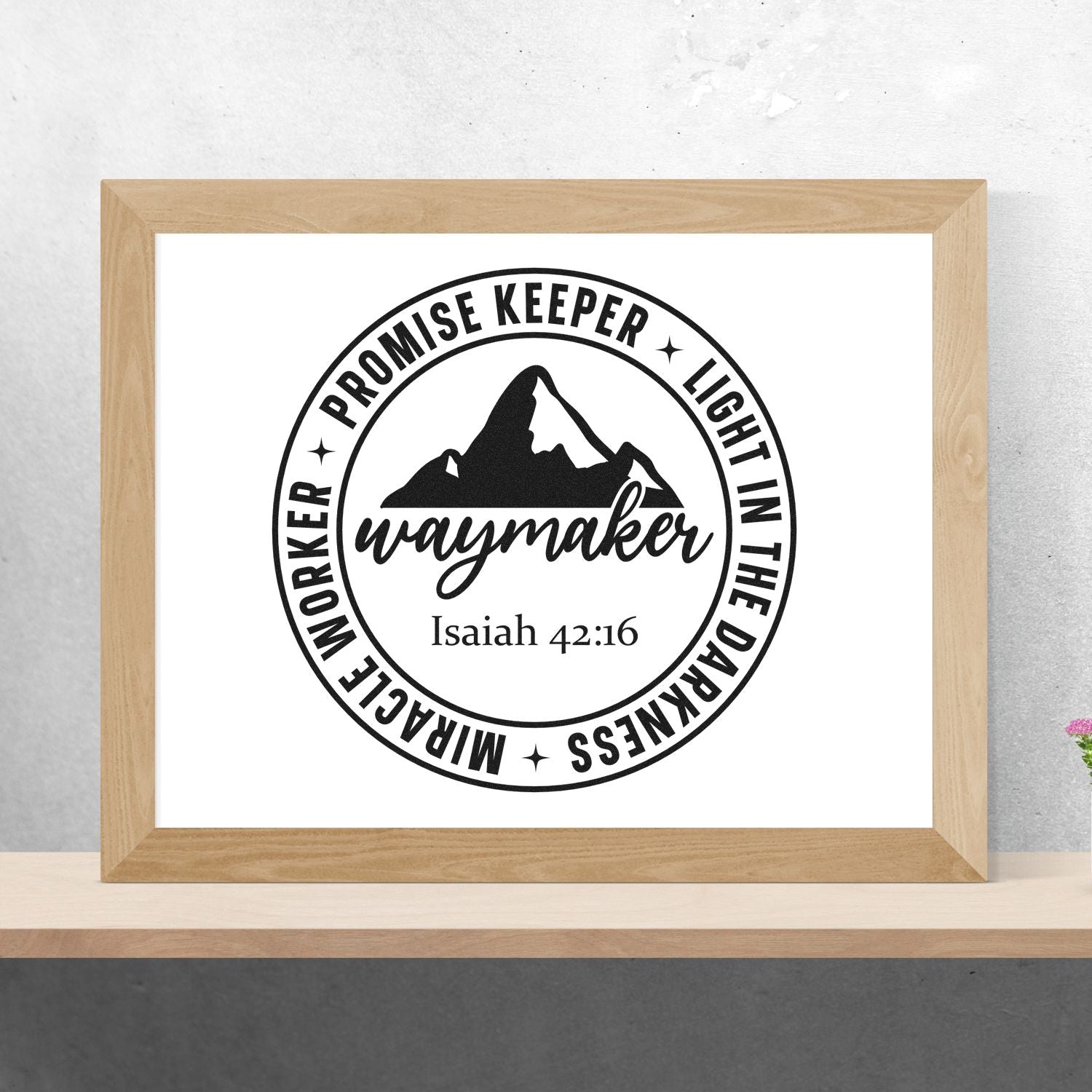 Self-Inking Waymaker Logo Tag Stamp