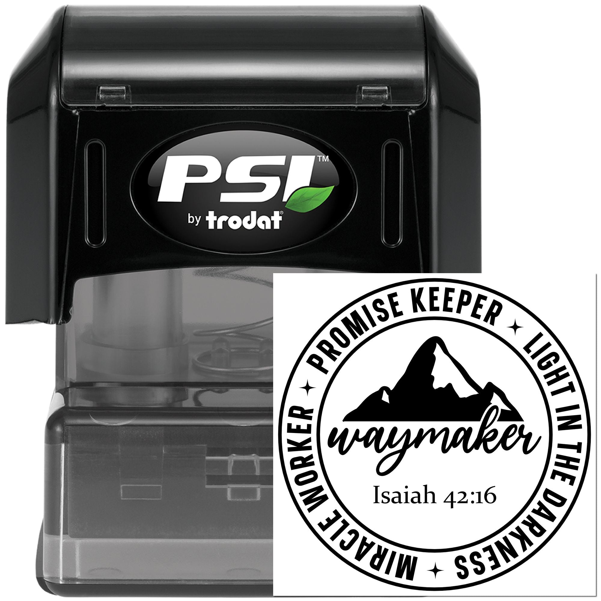 Pre-Inked Waymaker Promise Keeper Mini Card Stamp