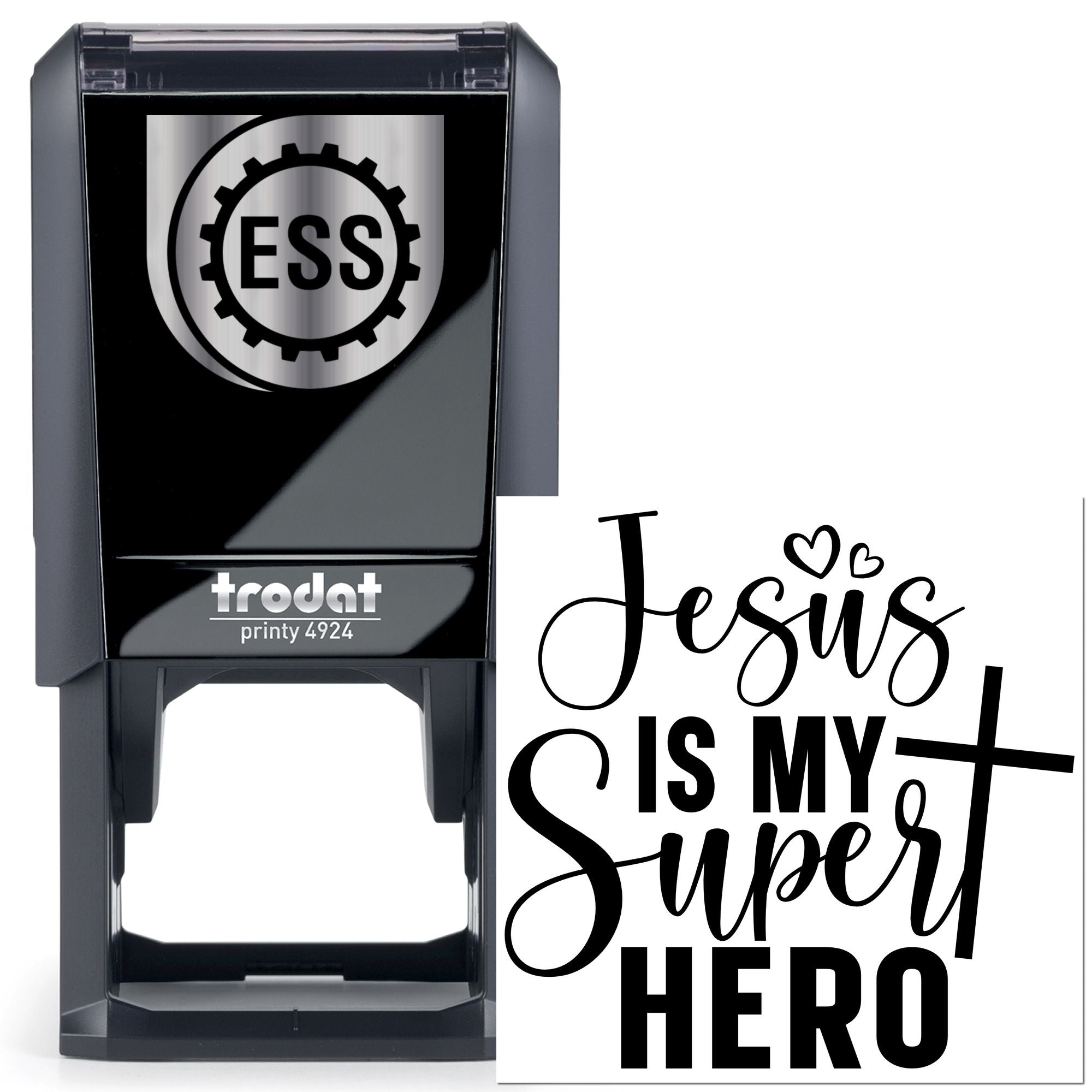 Self-Inking Jesus Hero Card Making Stamp