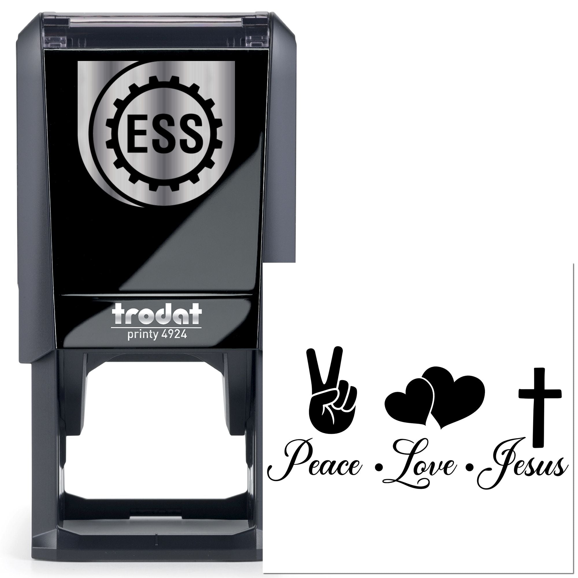 Self-Inking Christian Love Handcraft Stamp