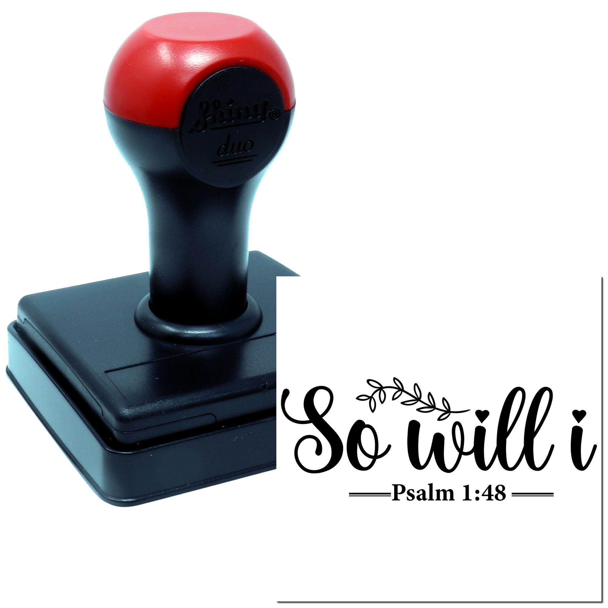 Duo Joyful Promise Of Unfailing Devotion Hand Stamp