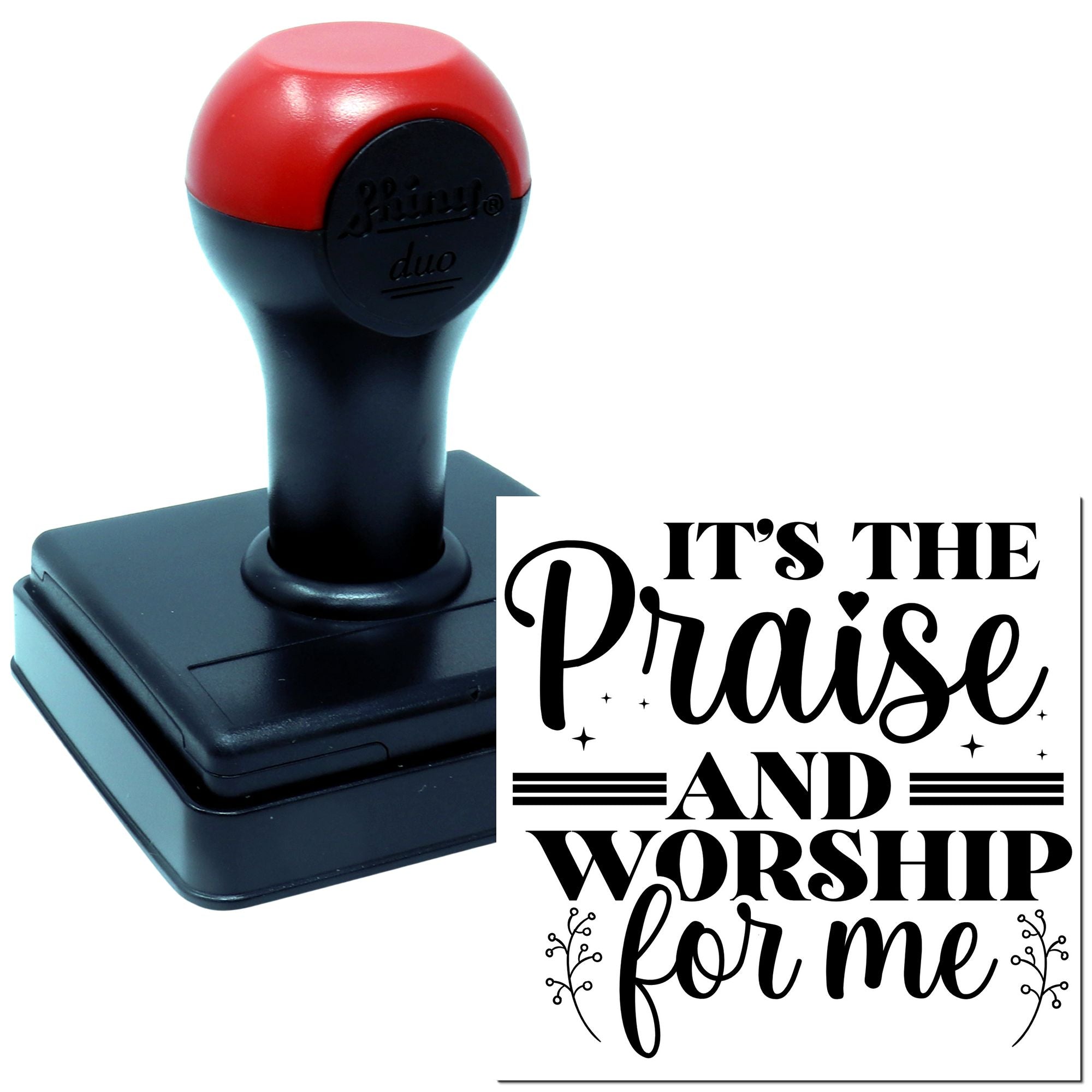 Duo Joyful Praise And Worship Wall Art Hand Stamp