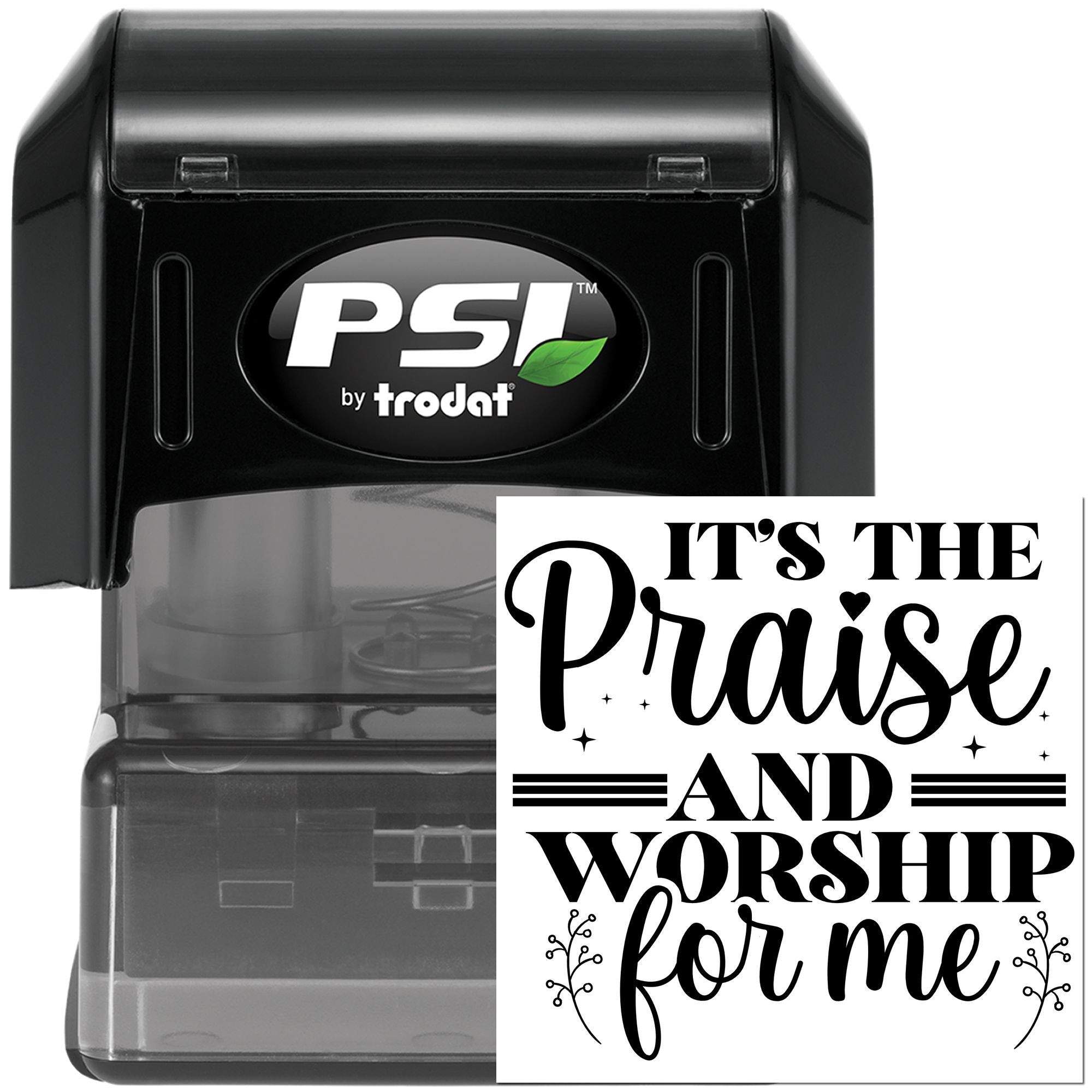 Pre-Inked Praise And Worship Paper Craft Stamp