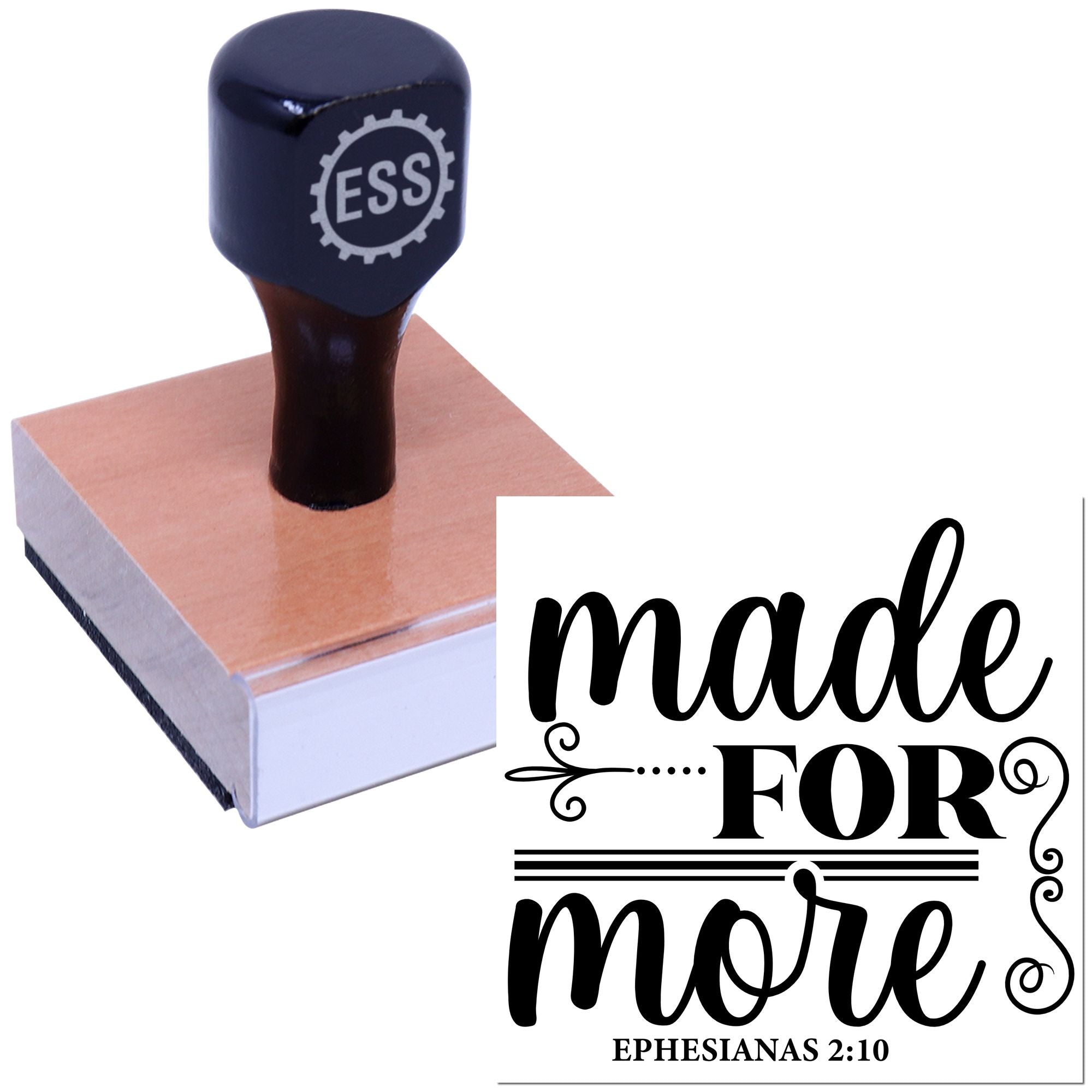 Purpose Driven Design Mini Card Rubber Stamp