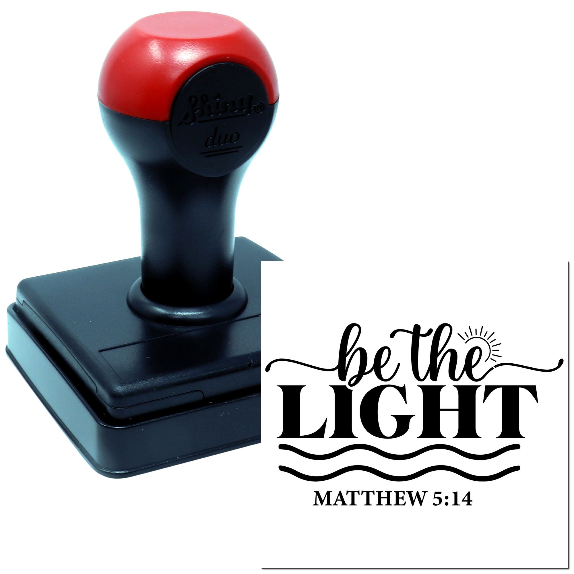 Duo Be The Light Wall Art Hand Stamp