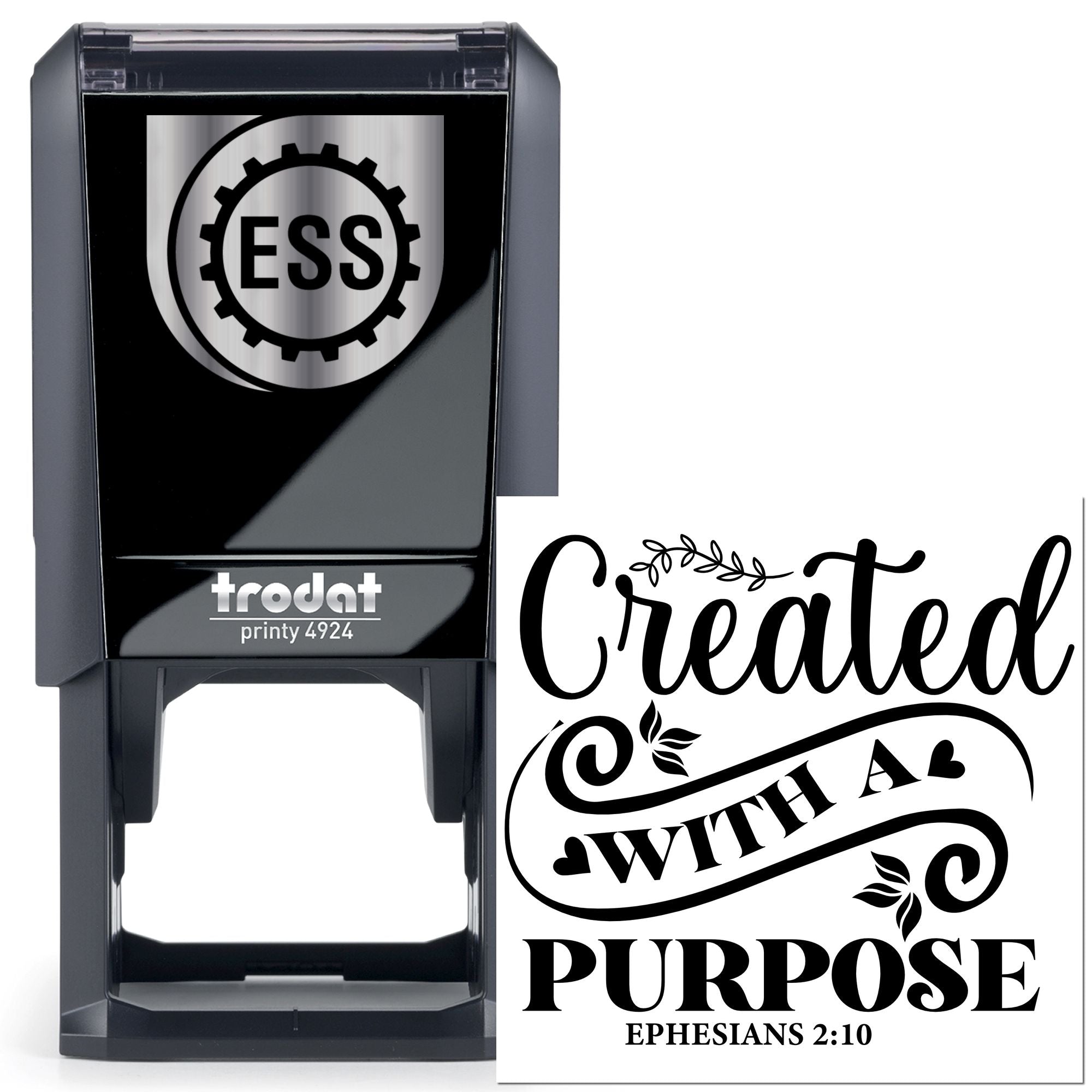 Self-Inking Purposeful Creation Scrapbook Stamp