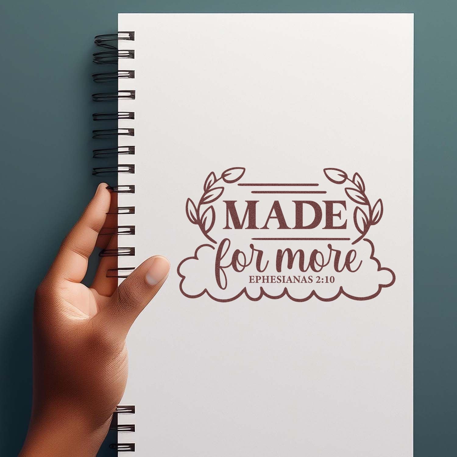 Crafted Beyond Limits Papercraft Rubber Stamp