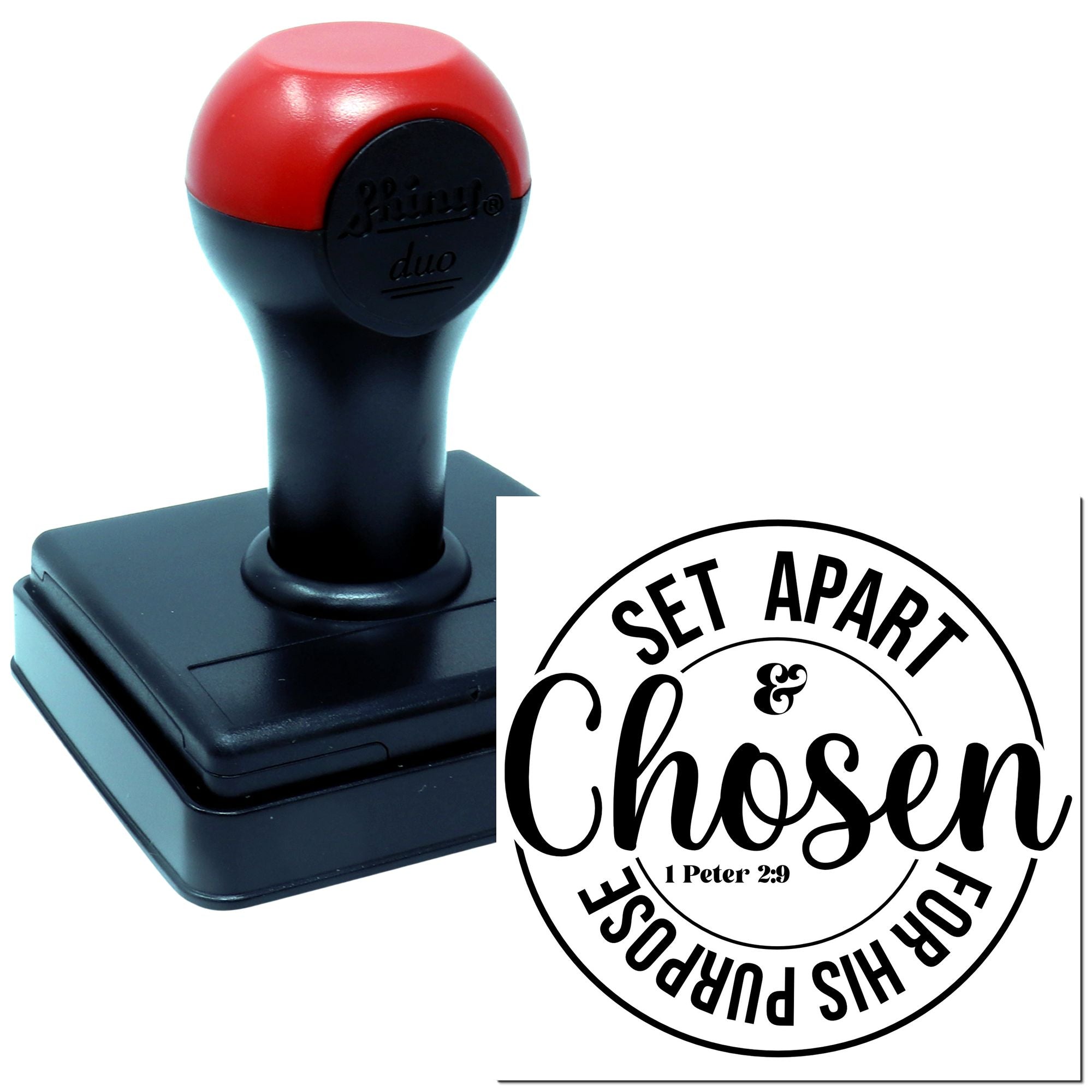 Duo Set Apart Chosen For Purpose Hand Stamp