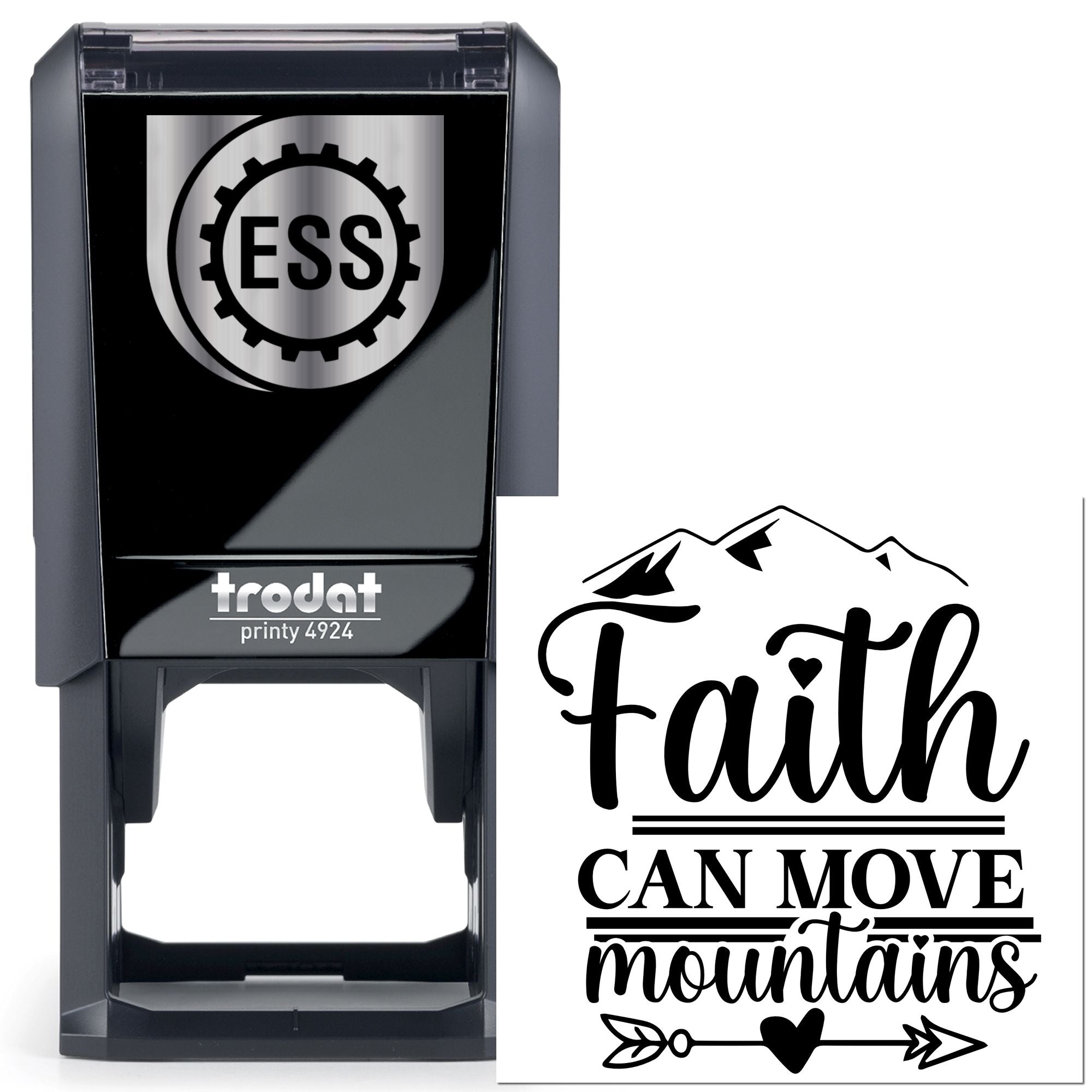 Self-Inking Move Mountains Craft Stamp