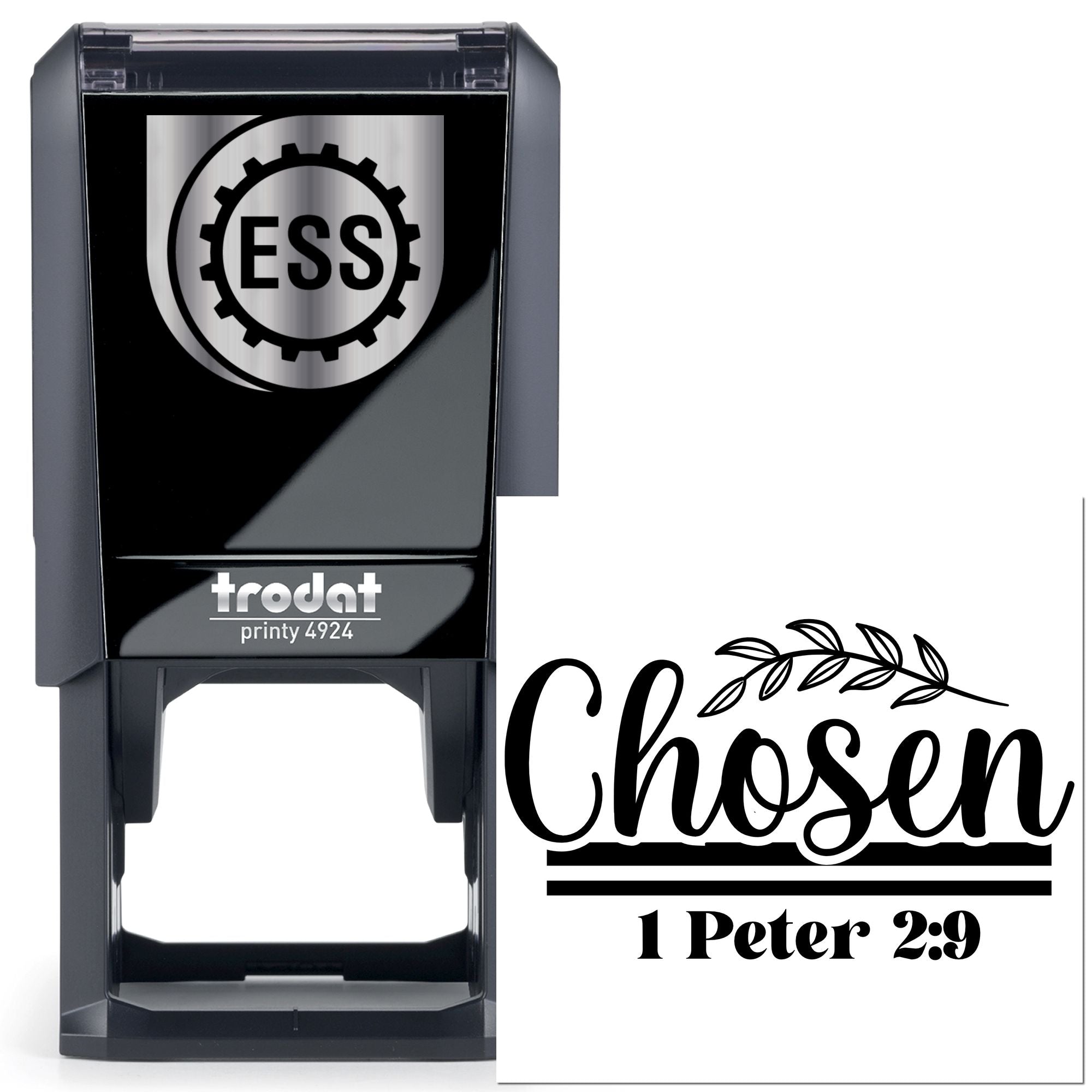 Self-Inking Chosen Verse Scrapbook Stamp