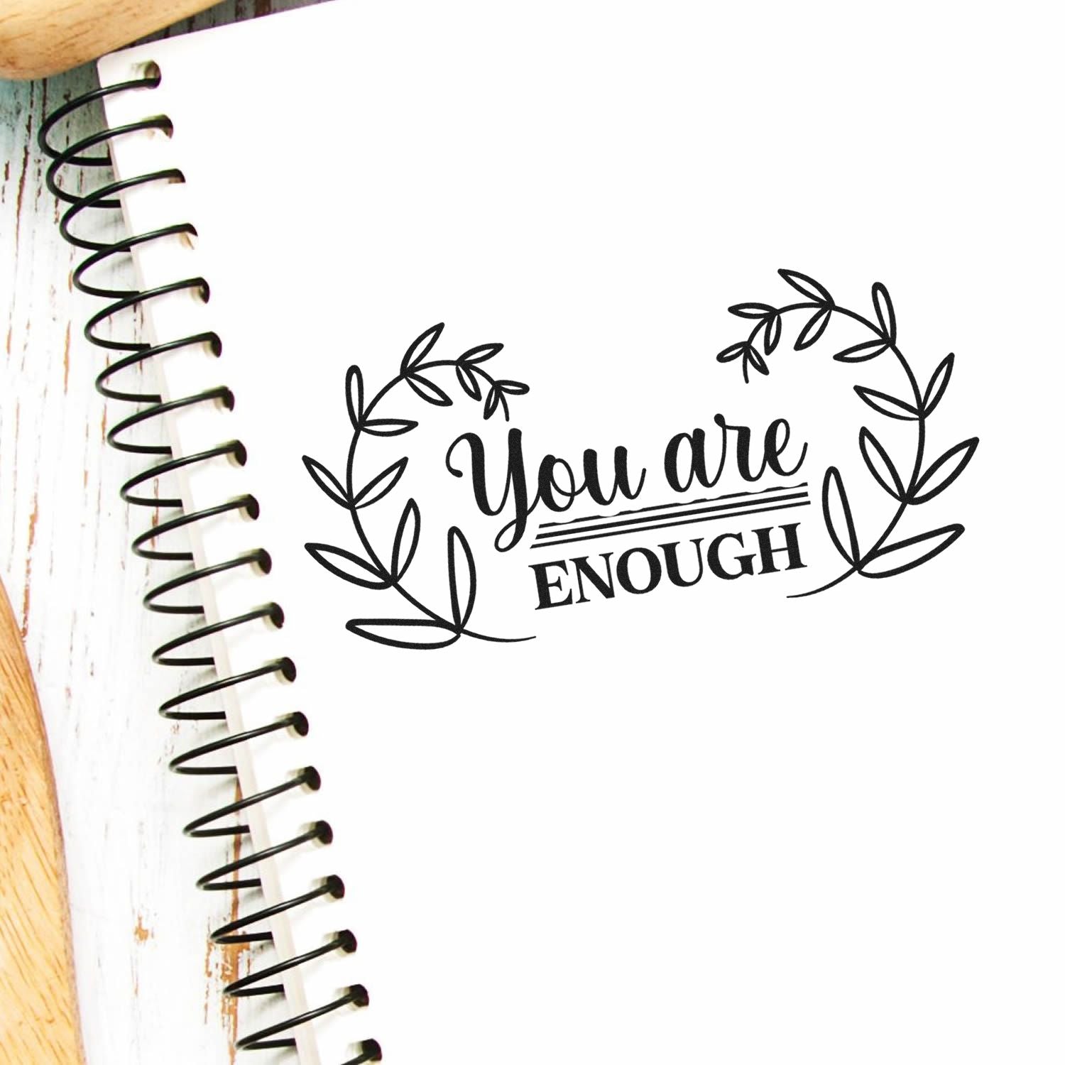Pre-Inked You Are Enough Crafting Stamp