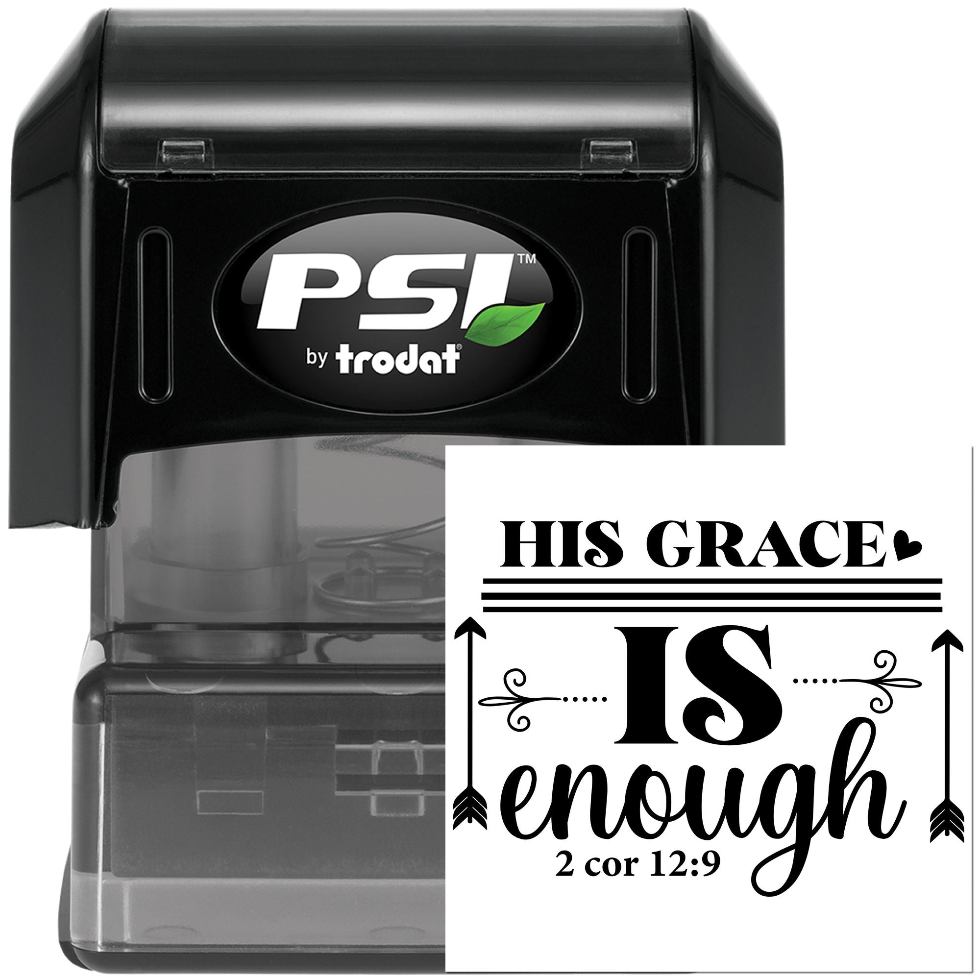 Pre-Inked Grace Is Enough Card Stamp
