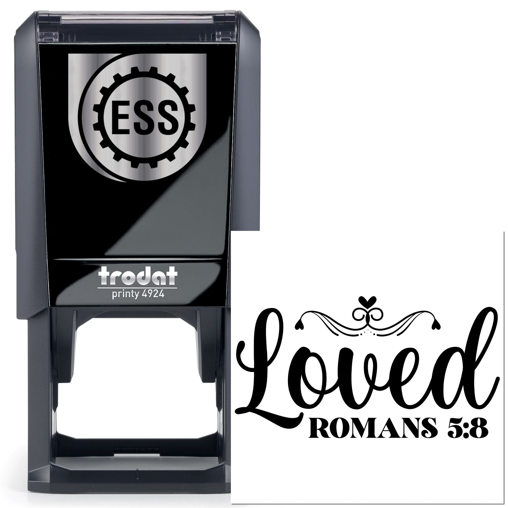 Self-Inking Biblical Love Paper Craft Stamp