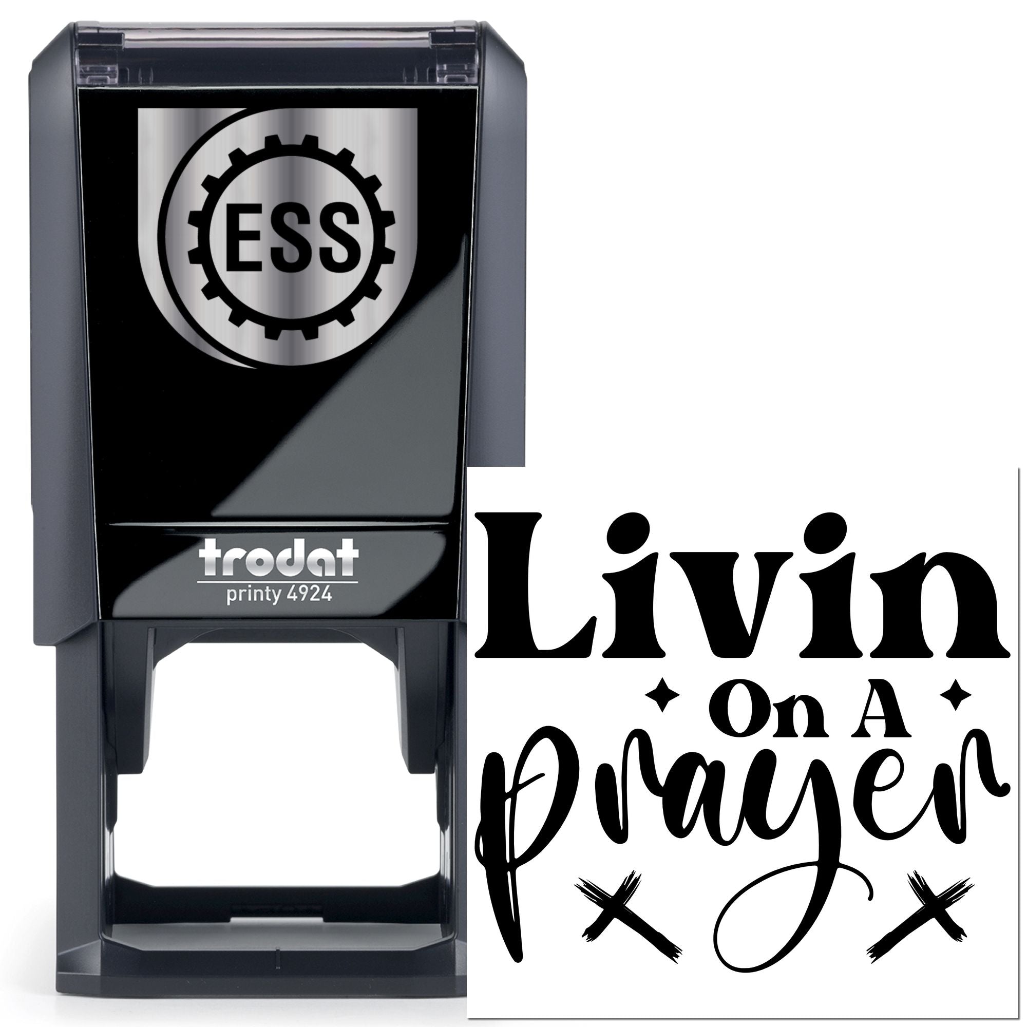 Self-Inking Prayer Anthem Mini Card Stamp