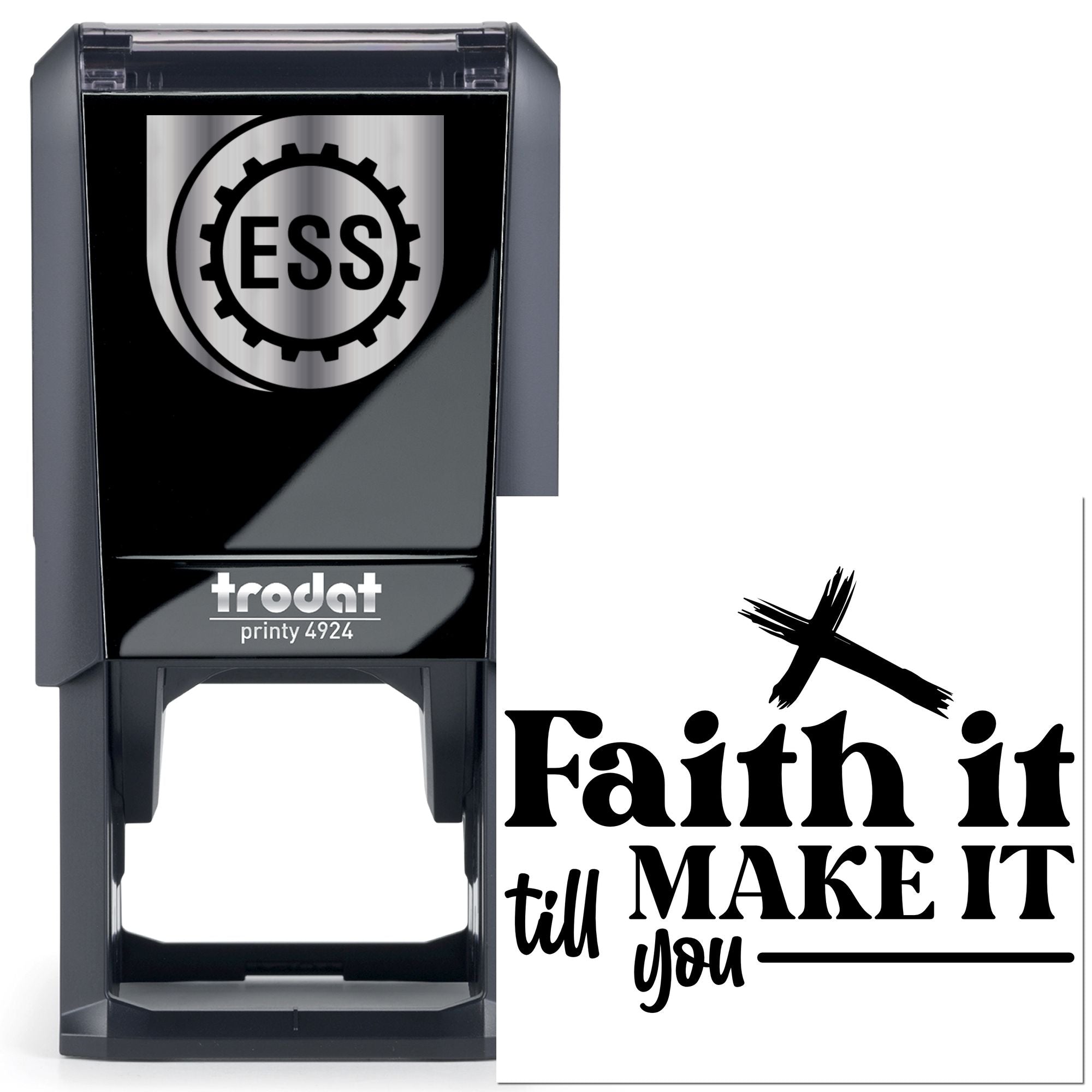 Self-Inking Faith It Scrapbook Stamp