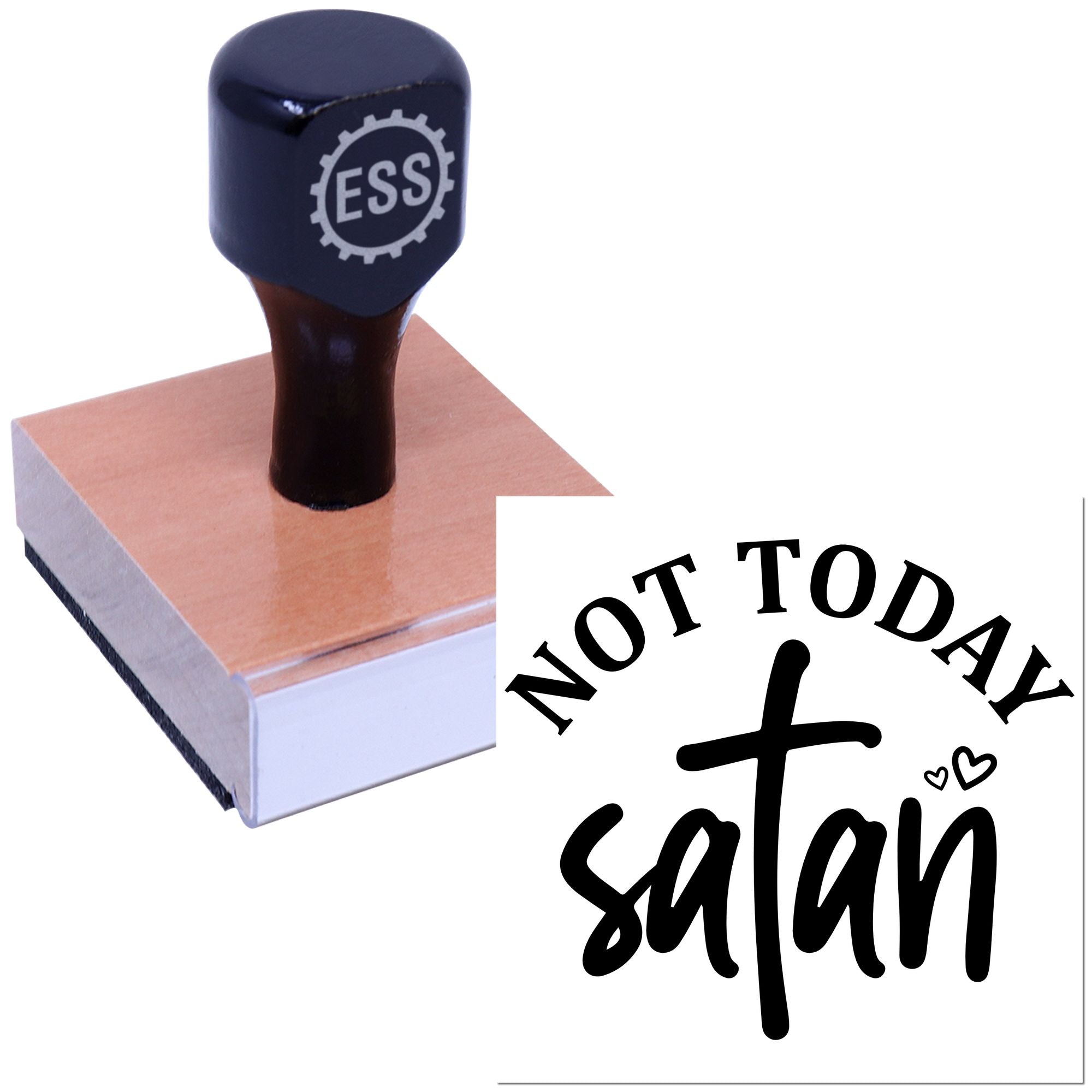 Defiant Faith Design Paper Goods Rubber Stamp