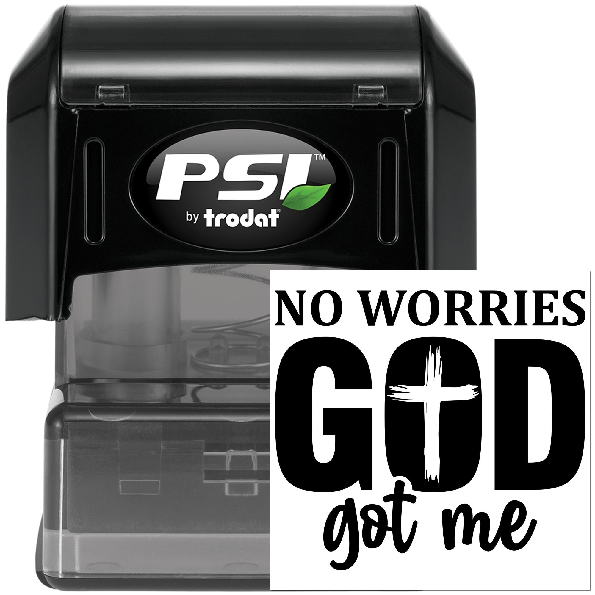 Pre-Inked God Got Me Cardmaking Stamp