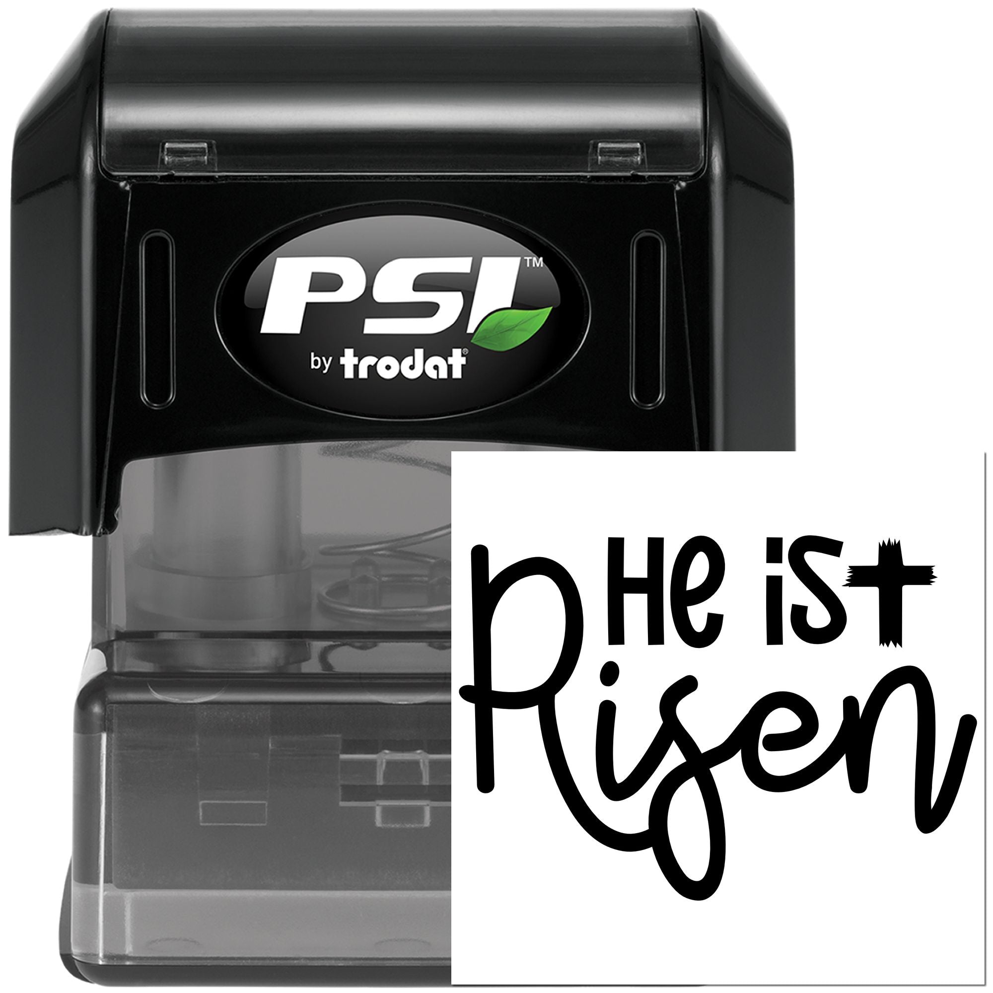 Pre-Inked He Is Jesus Paper Goods Stamp