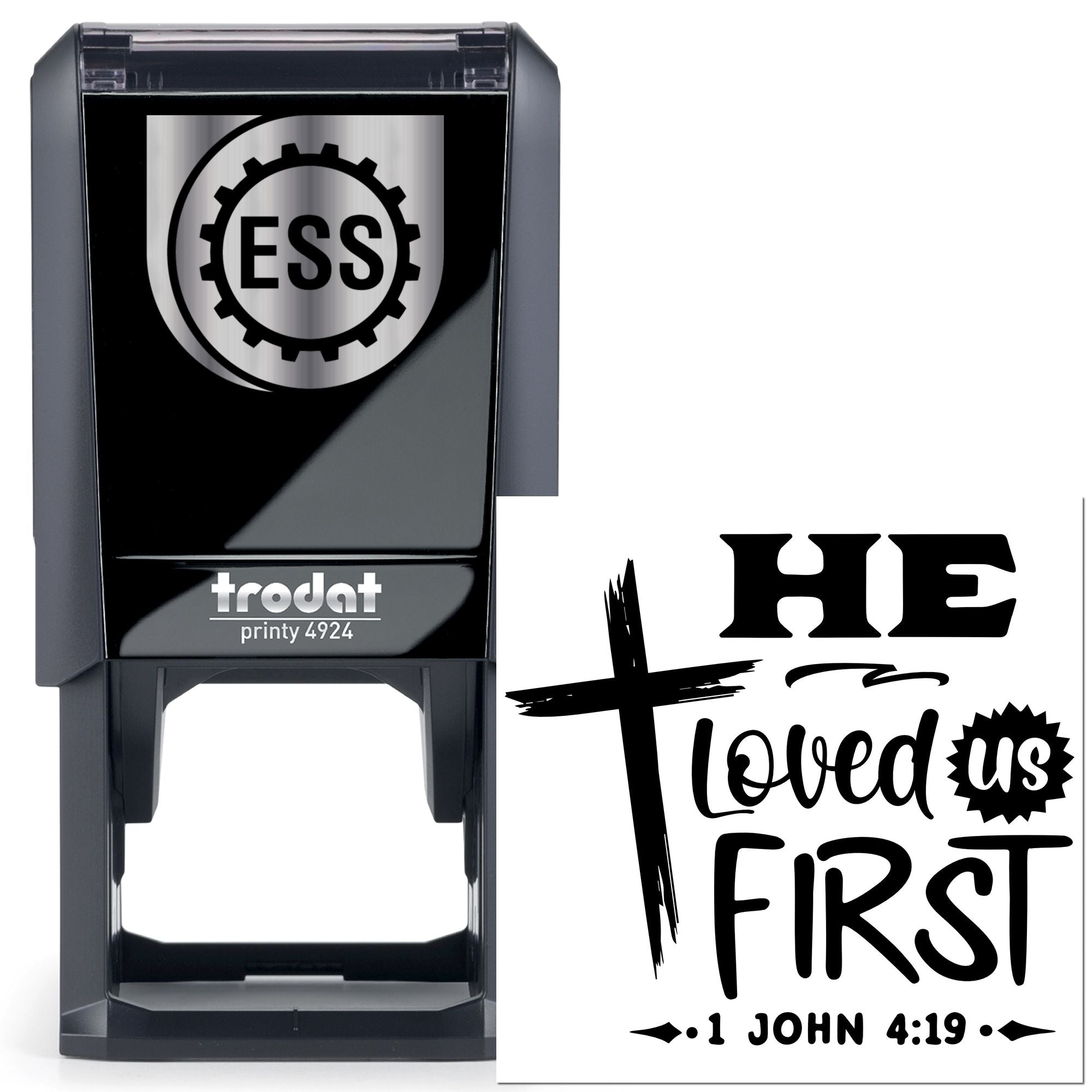 Self-Inking First Love Favor Tag Stamp