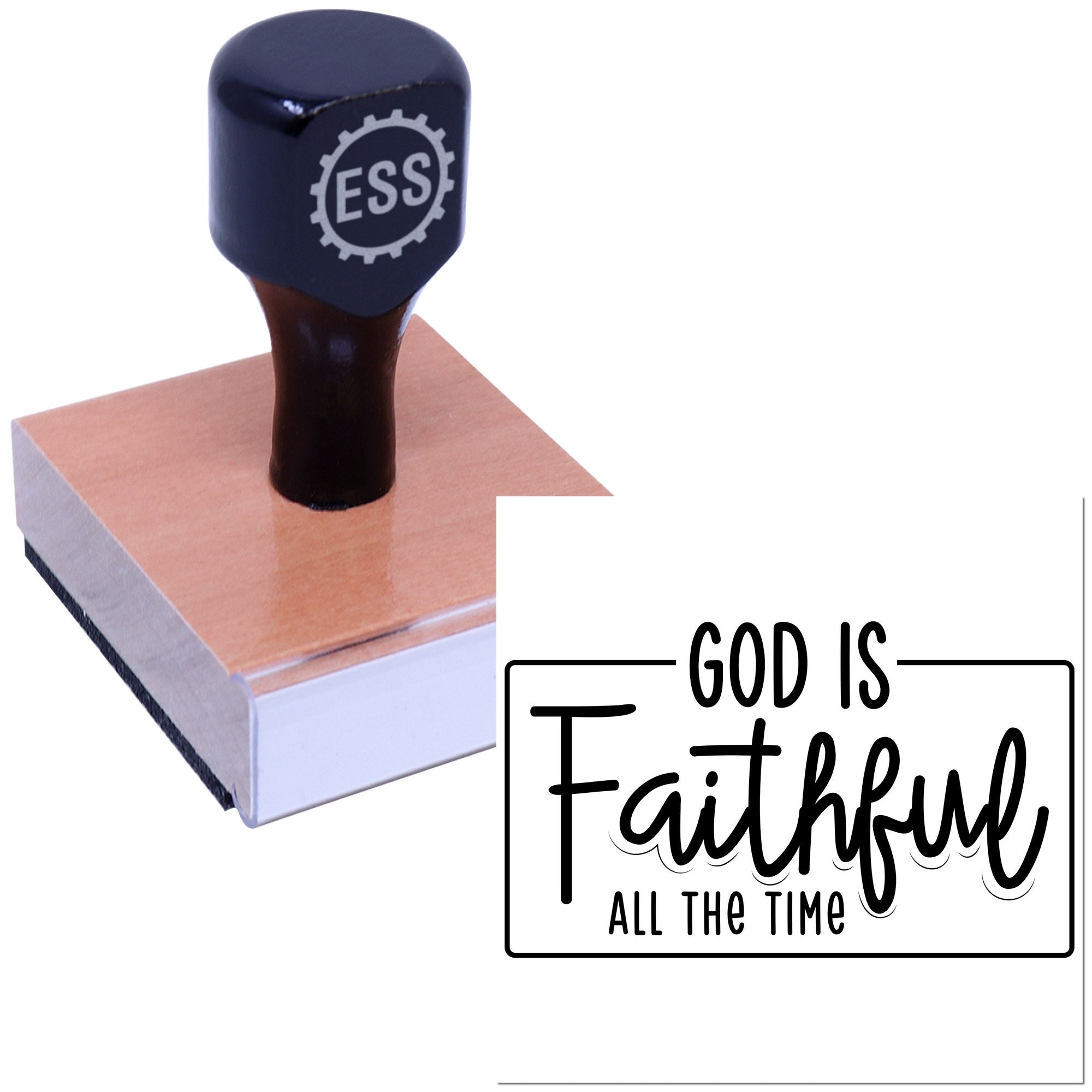 Always Faithful God Crafting Rubber Stamp