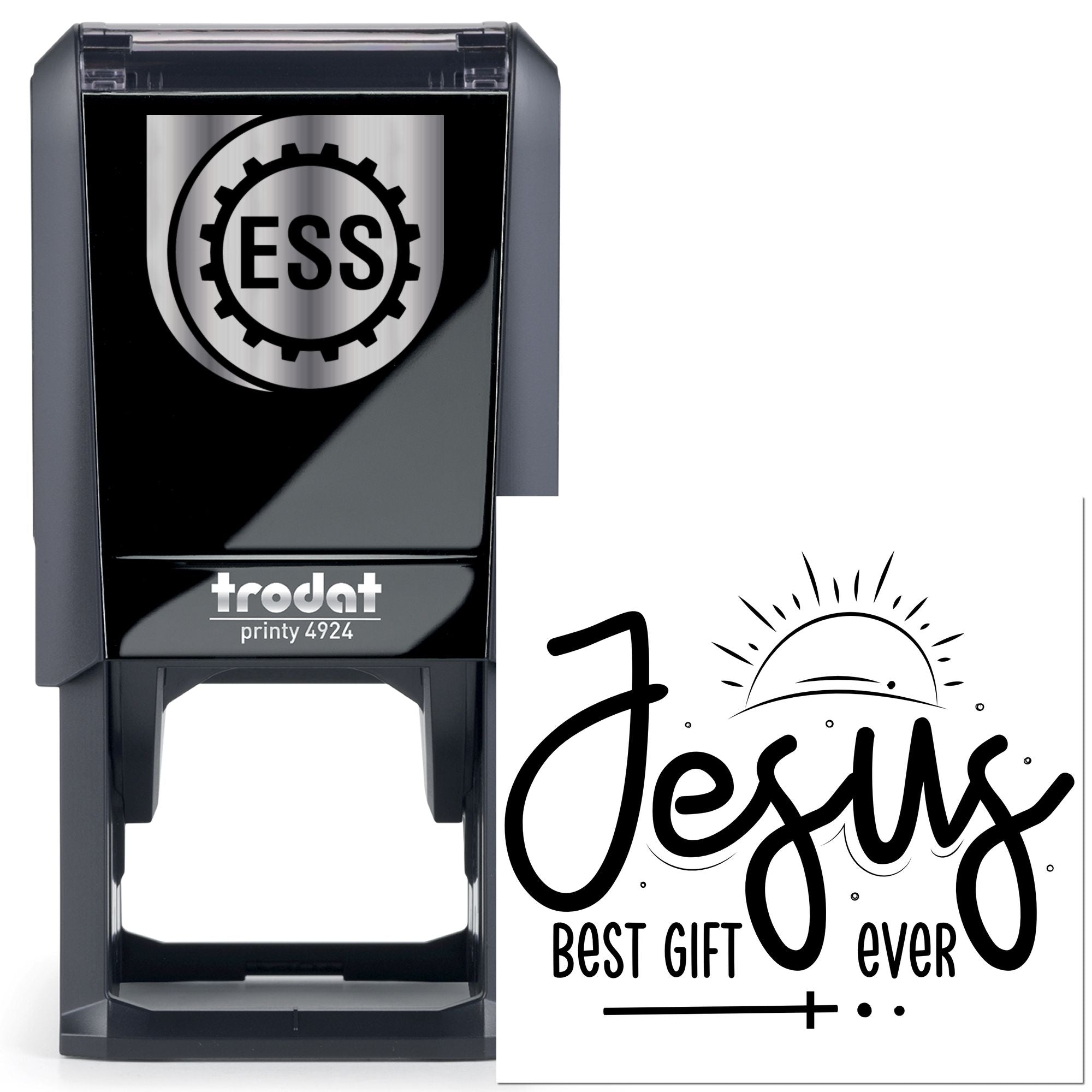 Self-Inking Jesus Gift Paper Craft Stamp