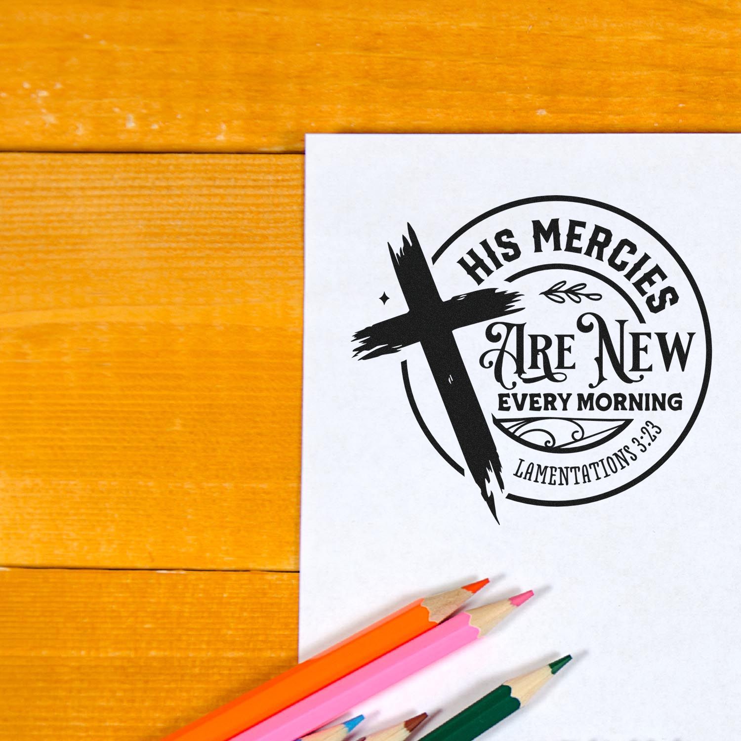 Daily Grace Renewed Craft Rubber Stamp