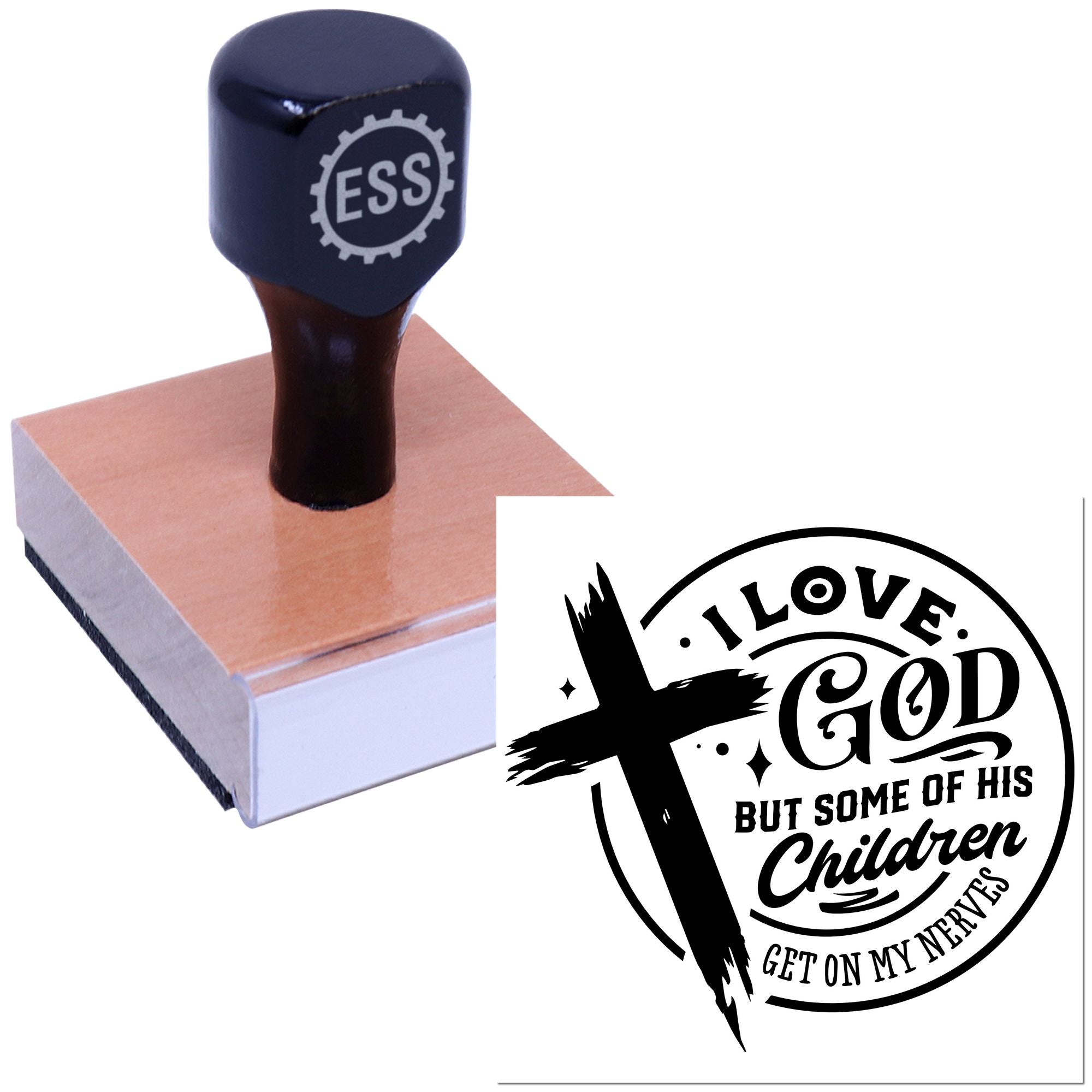 Faith And Friction Handcraft Rubber Stamp