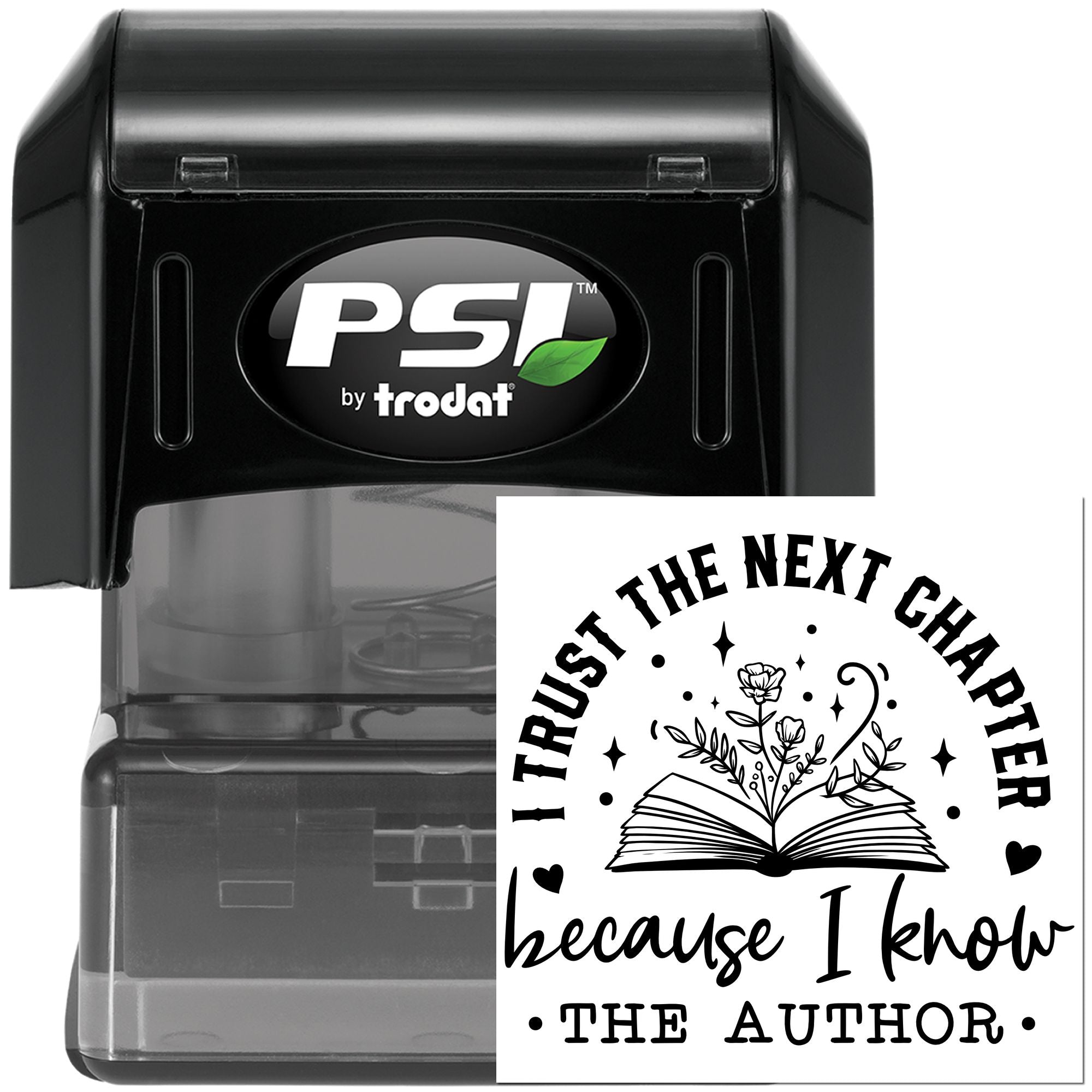 Pre-Inked Trust The Author Paper Craft Stamp