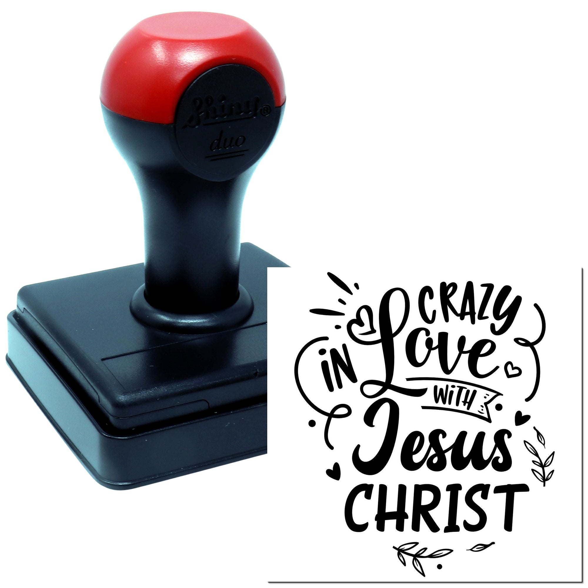 Duo Crazy In Love With Jesus Hand Stamp