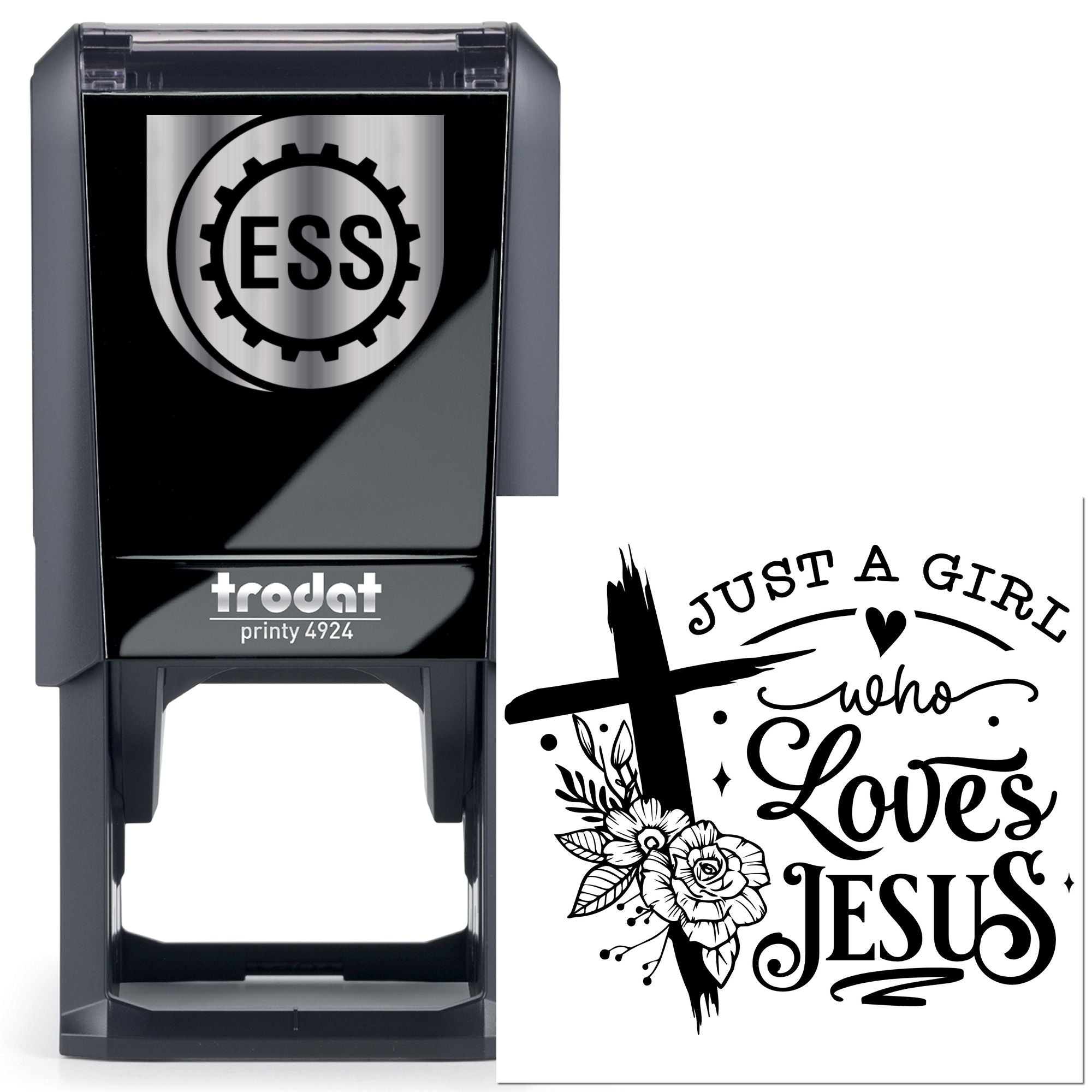 Self-Inking Christian Poster Crafting Stamp