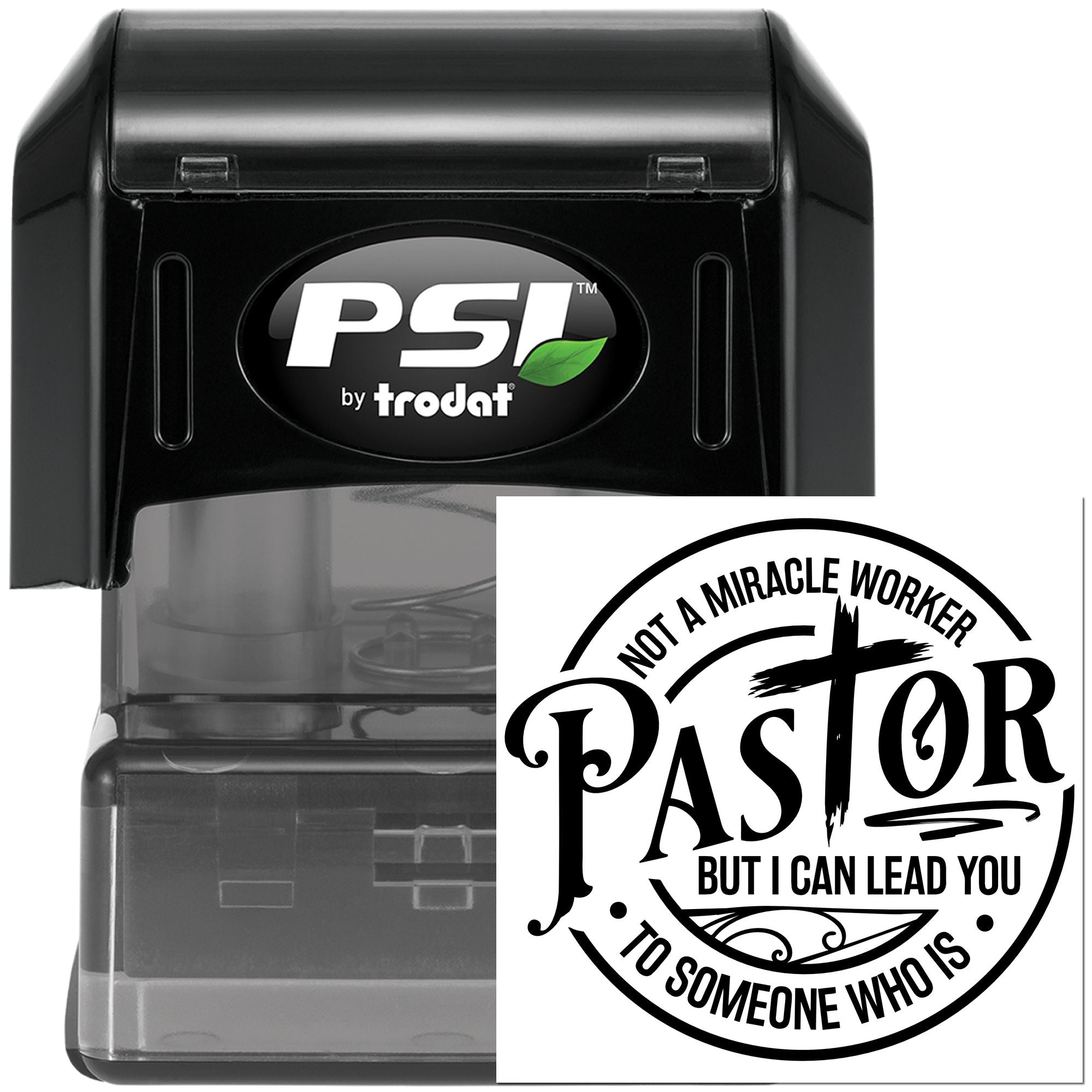 Pre-Inked Not Miracle Worker Journaling Stamp