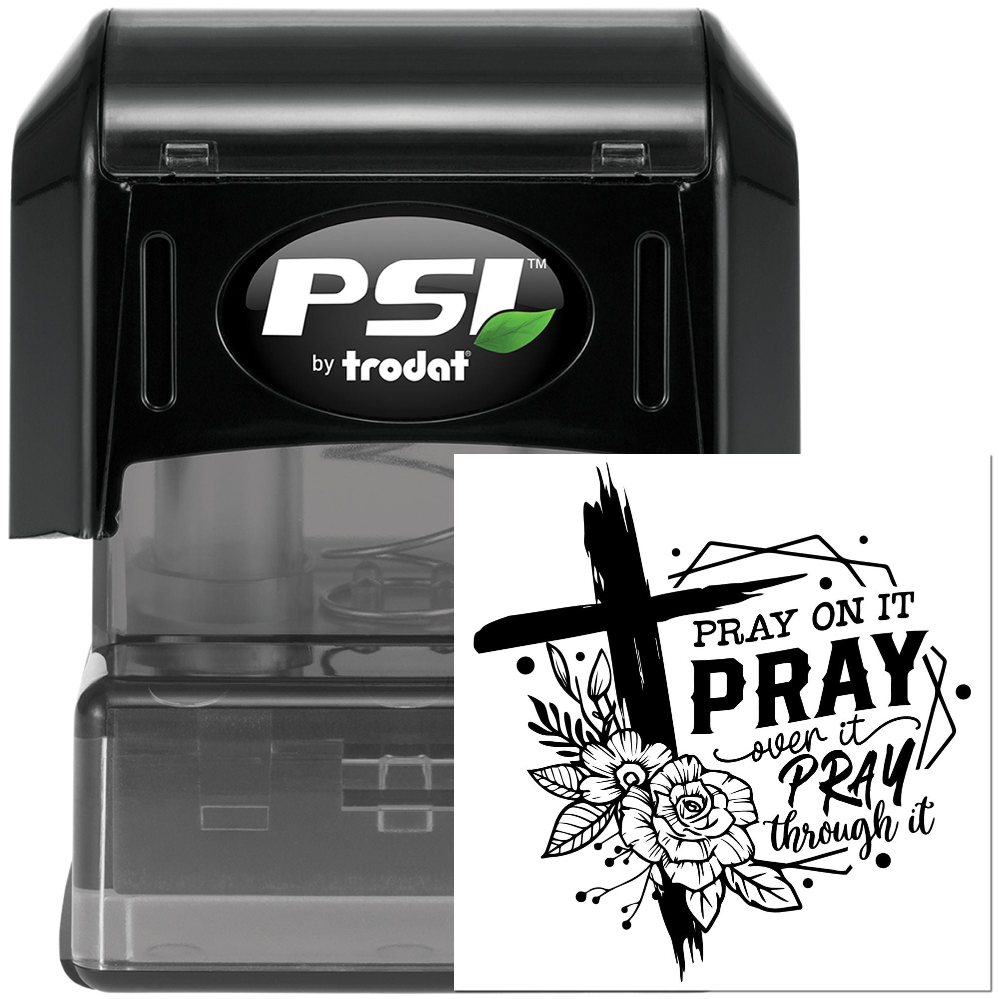Pre-Inked Pray On It Postcard Stamp