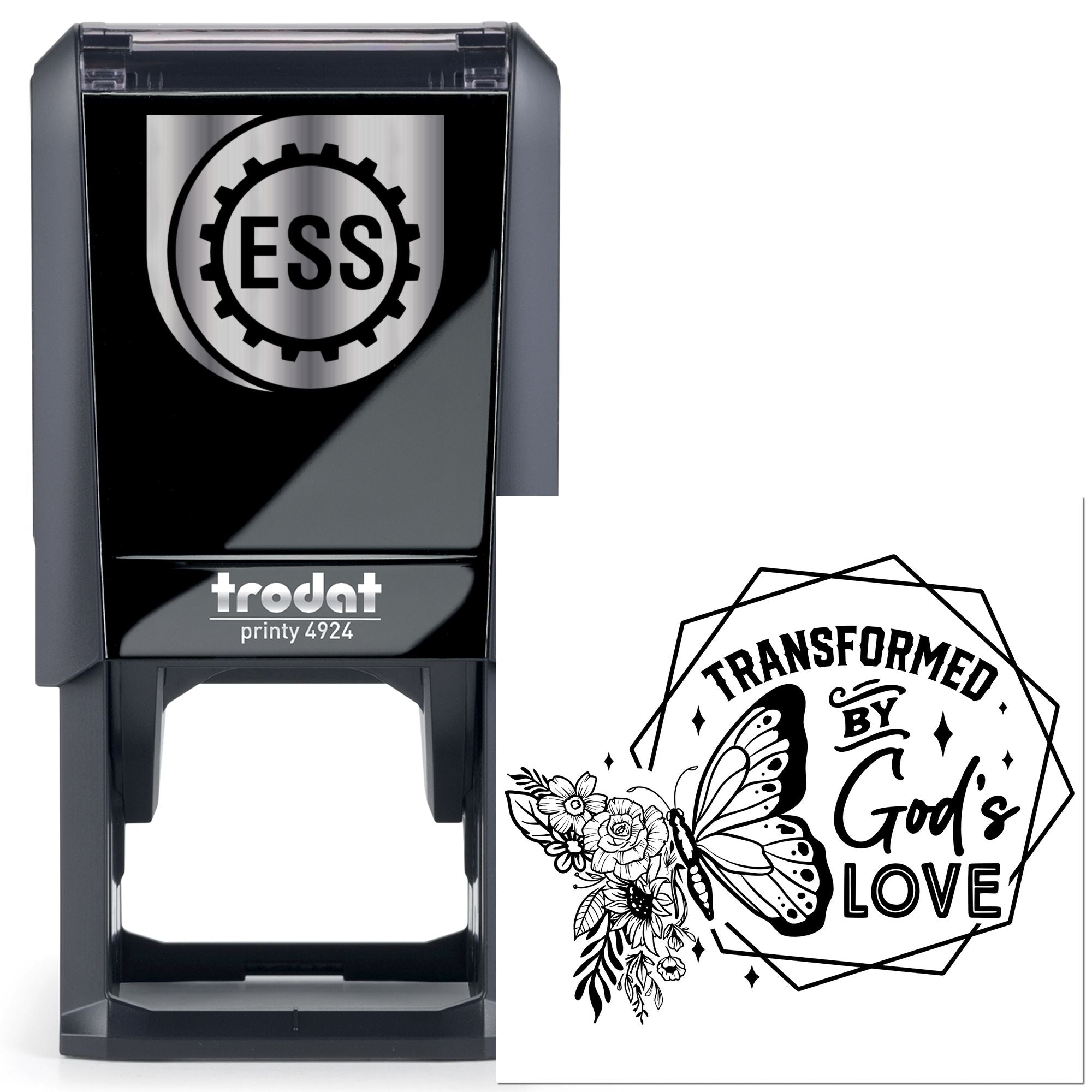 Self-Inking God's Love Cardmaking Stamp