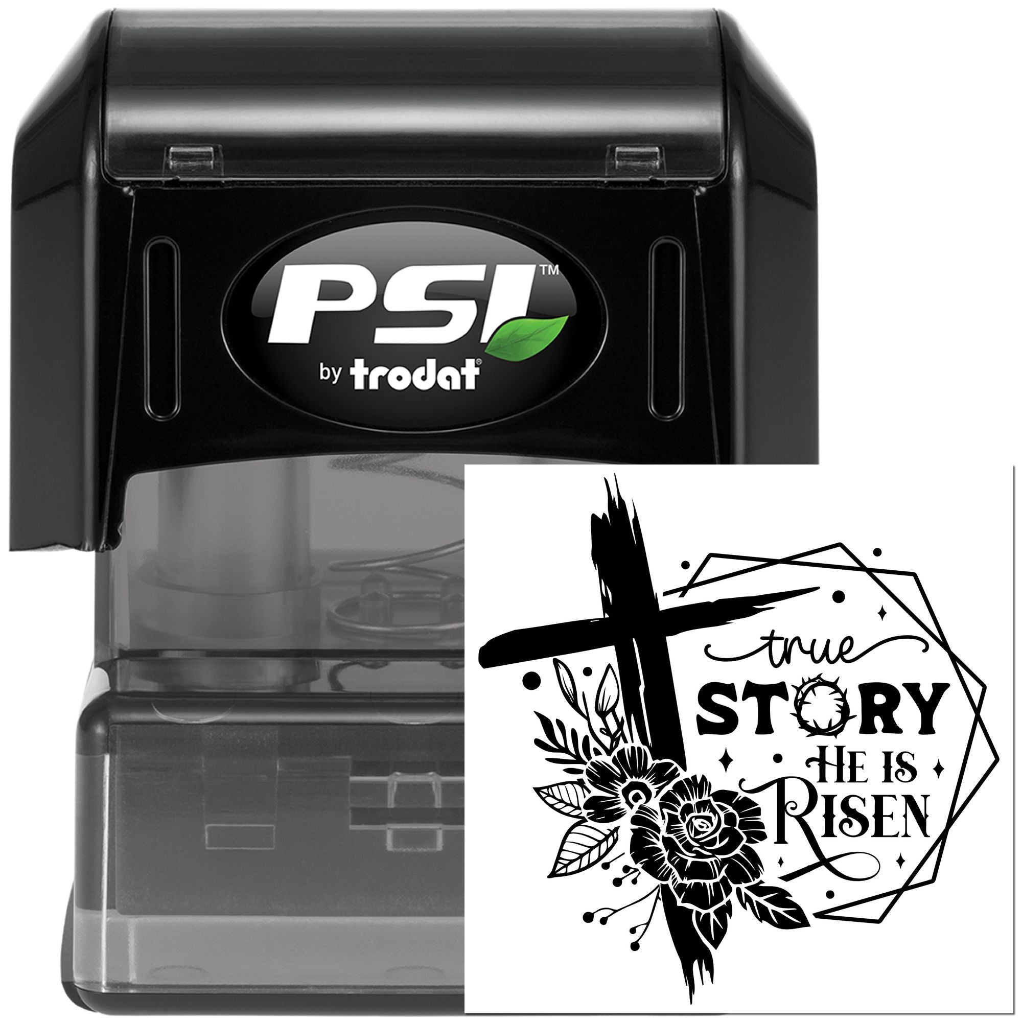 Pre-Inked He Is Risen Paper Craft Stamp