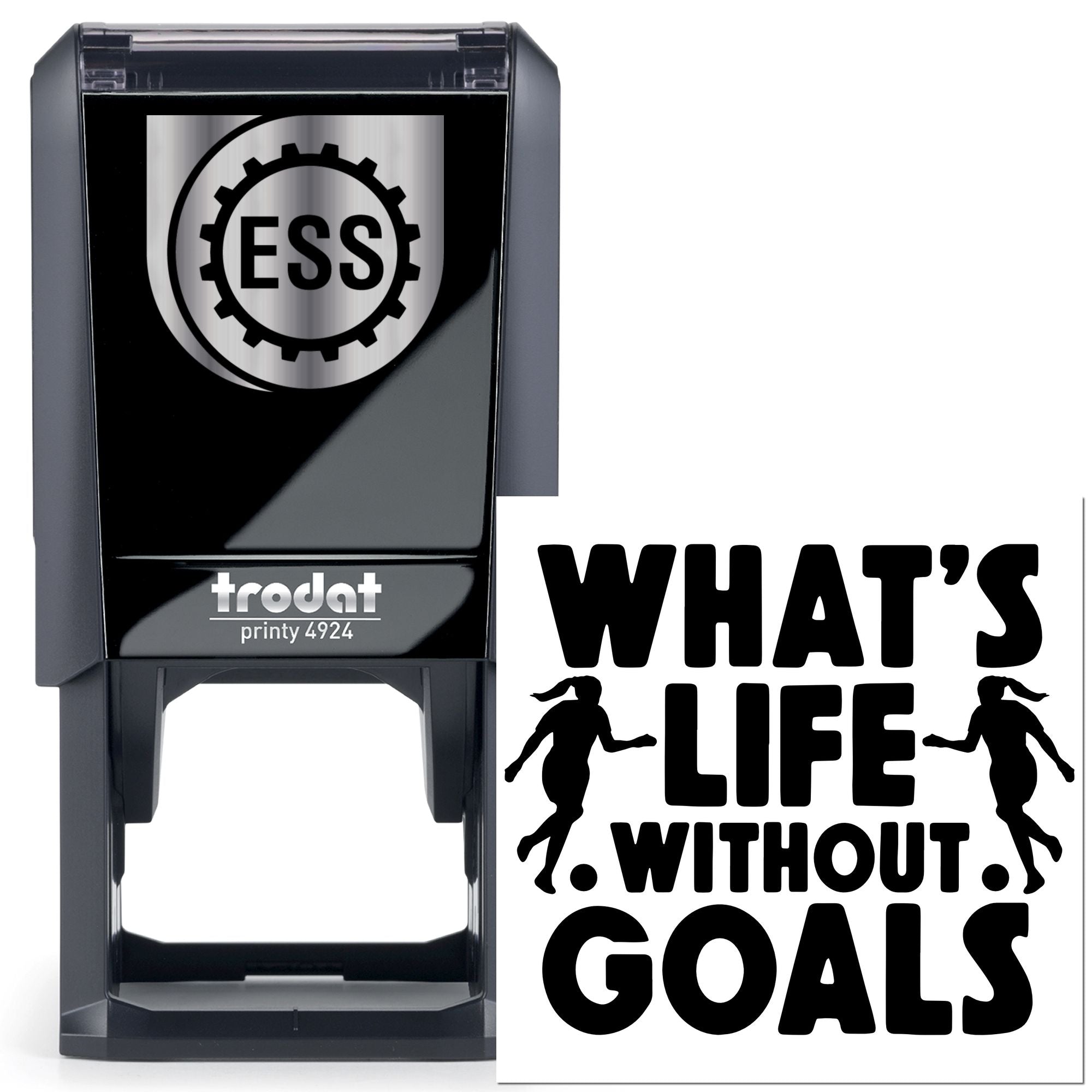 Self-Inking Goalless Life Paper Goods Stamp