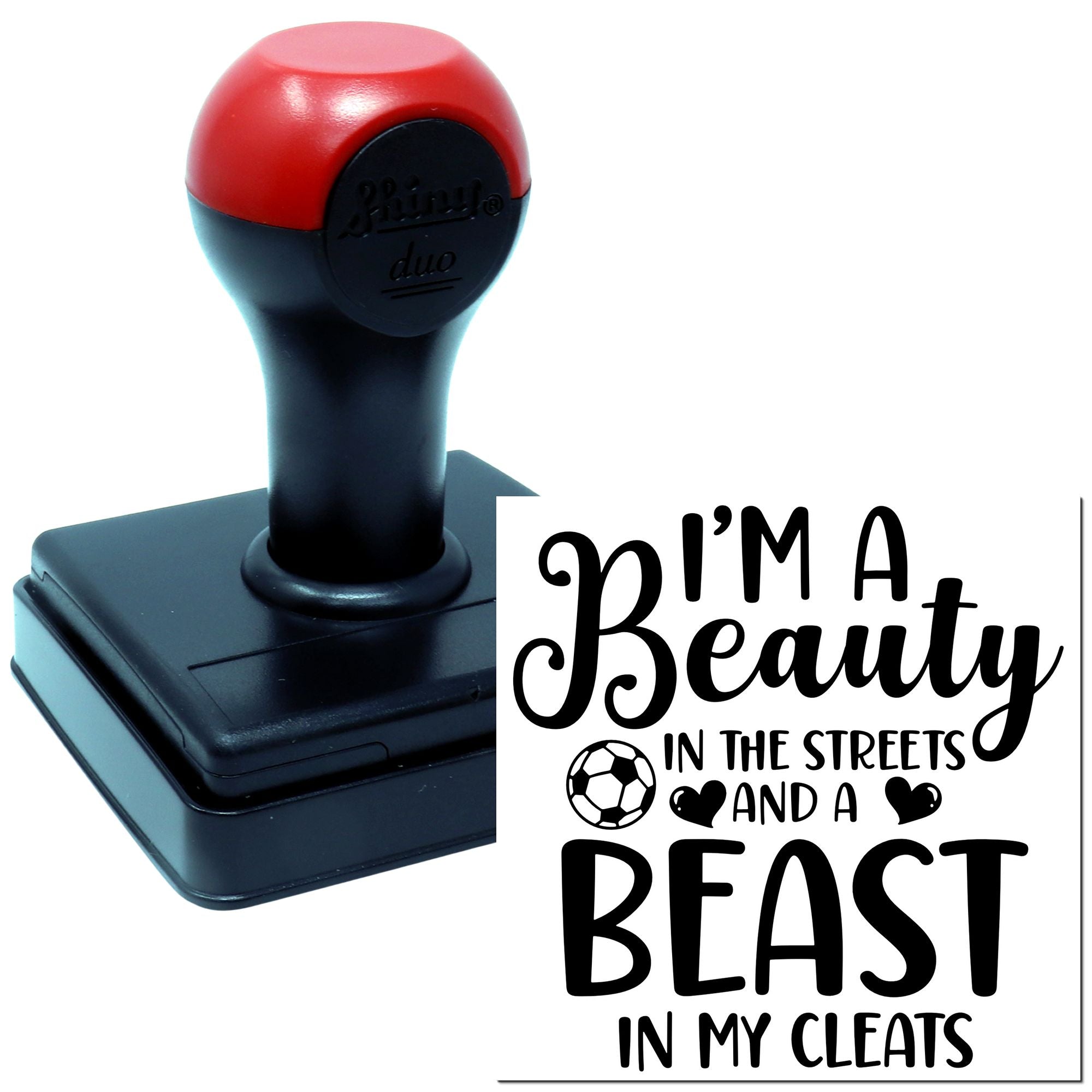 Duo Beauty Off-Field Beast On Cleats Hand Stamp