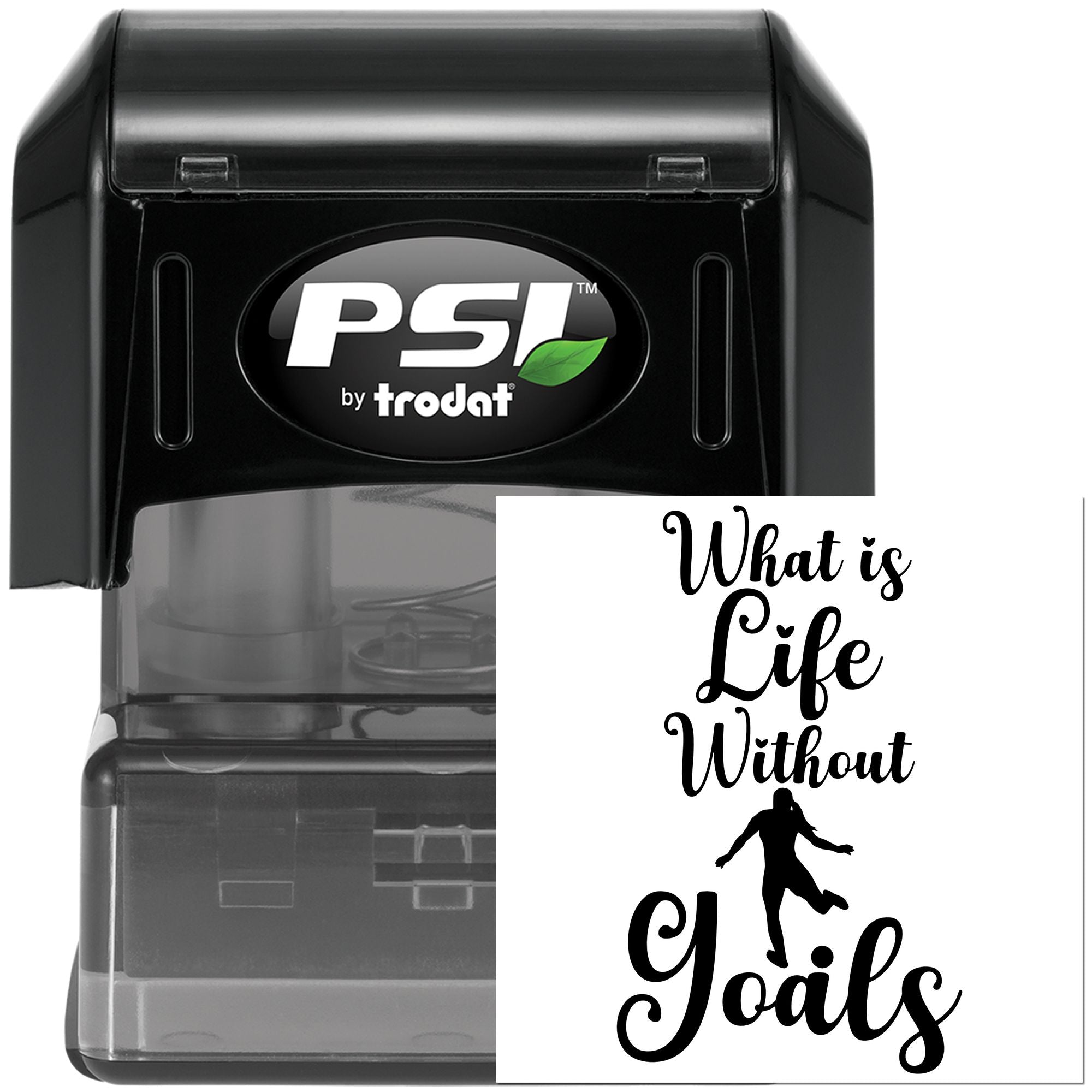 Pre-Inked Life Without Goals Craft Stamp