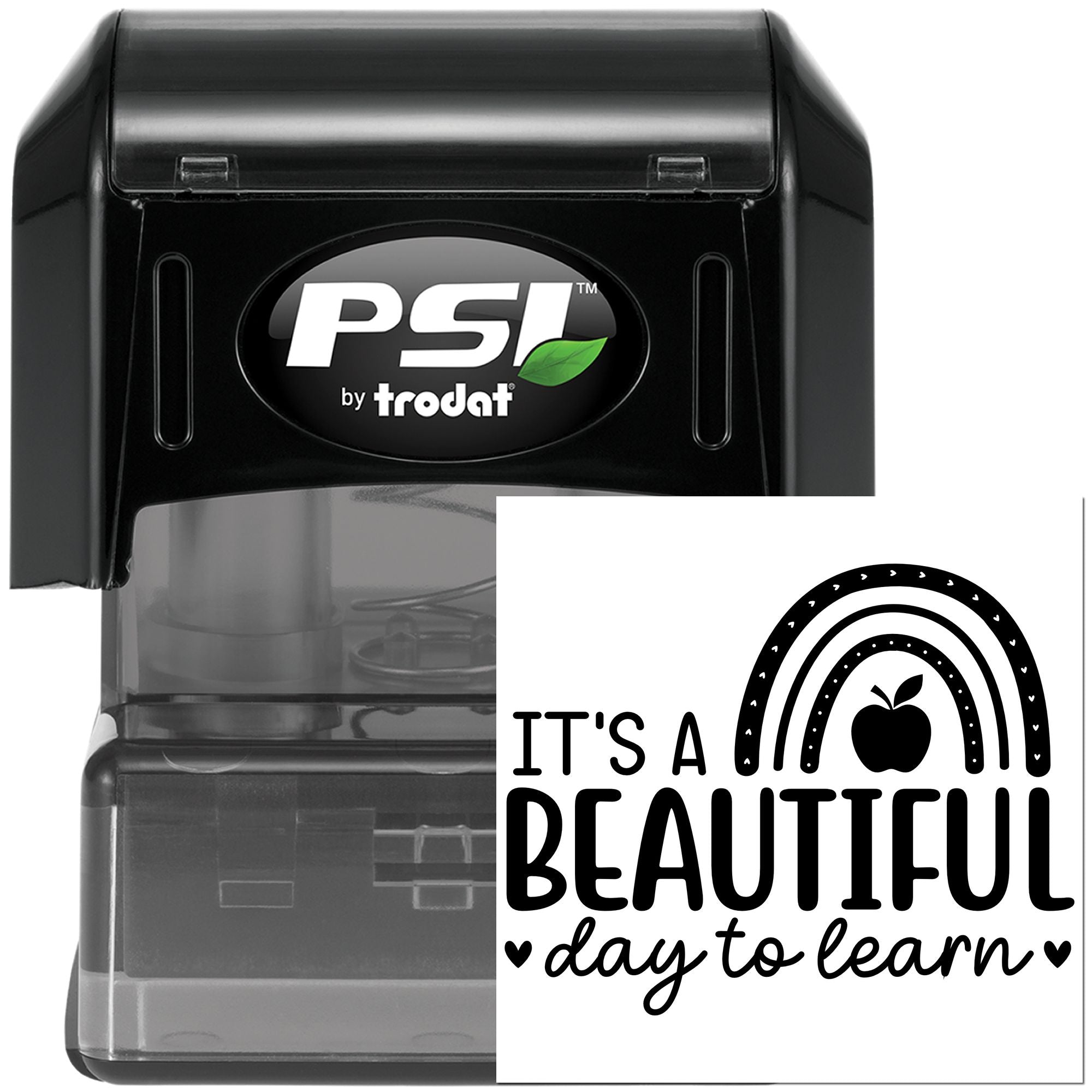 Pre-Inked Beautiful Day Learning Card Making Stamp